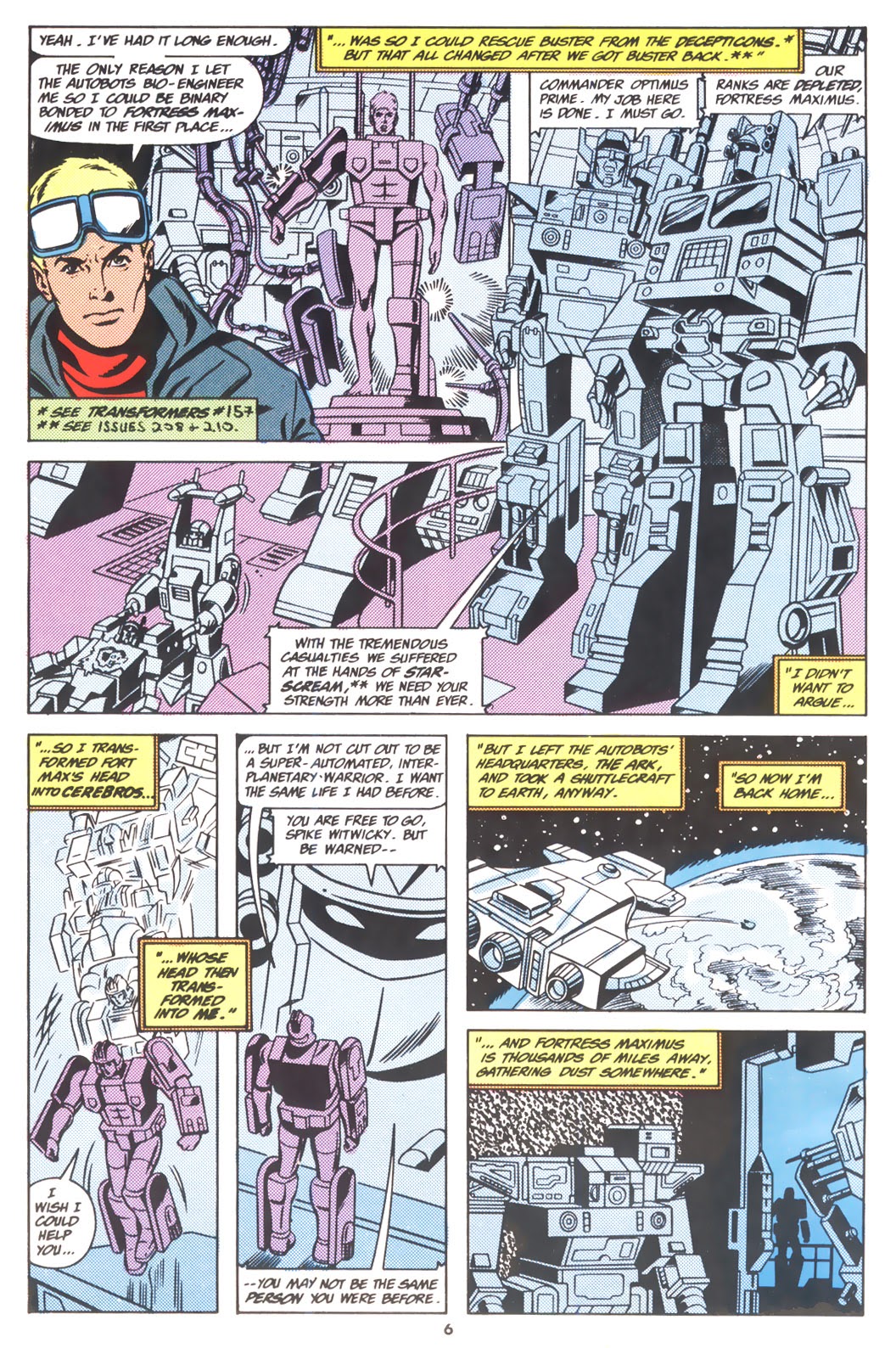 Read online The Transformers (UK) comic -  Issue #211 - 6