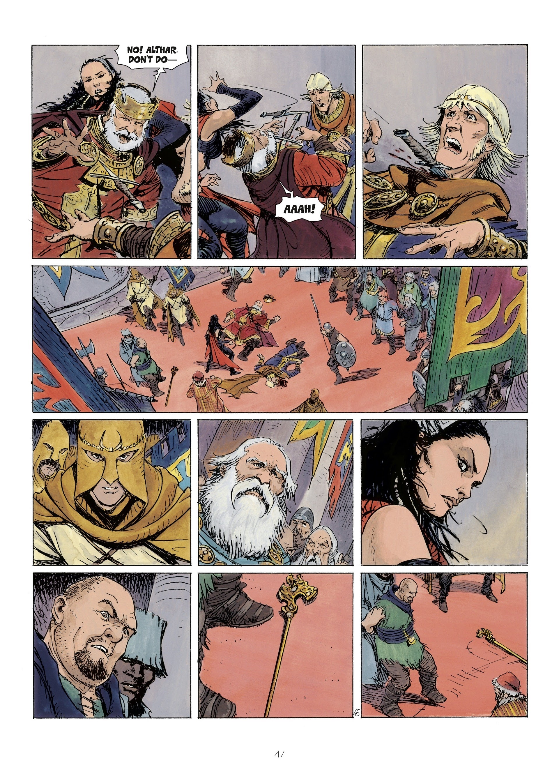 Read online The World of Thorgal: Kriss of Valnor: Worthy of a Queen comic -  Issue # Full - 49