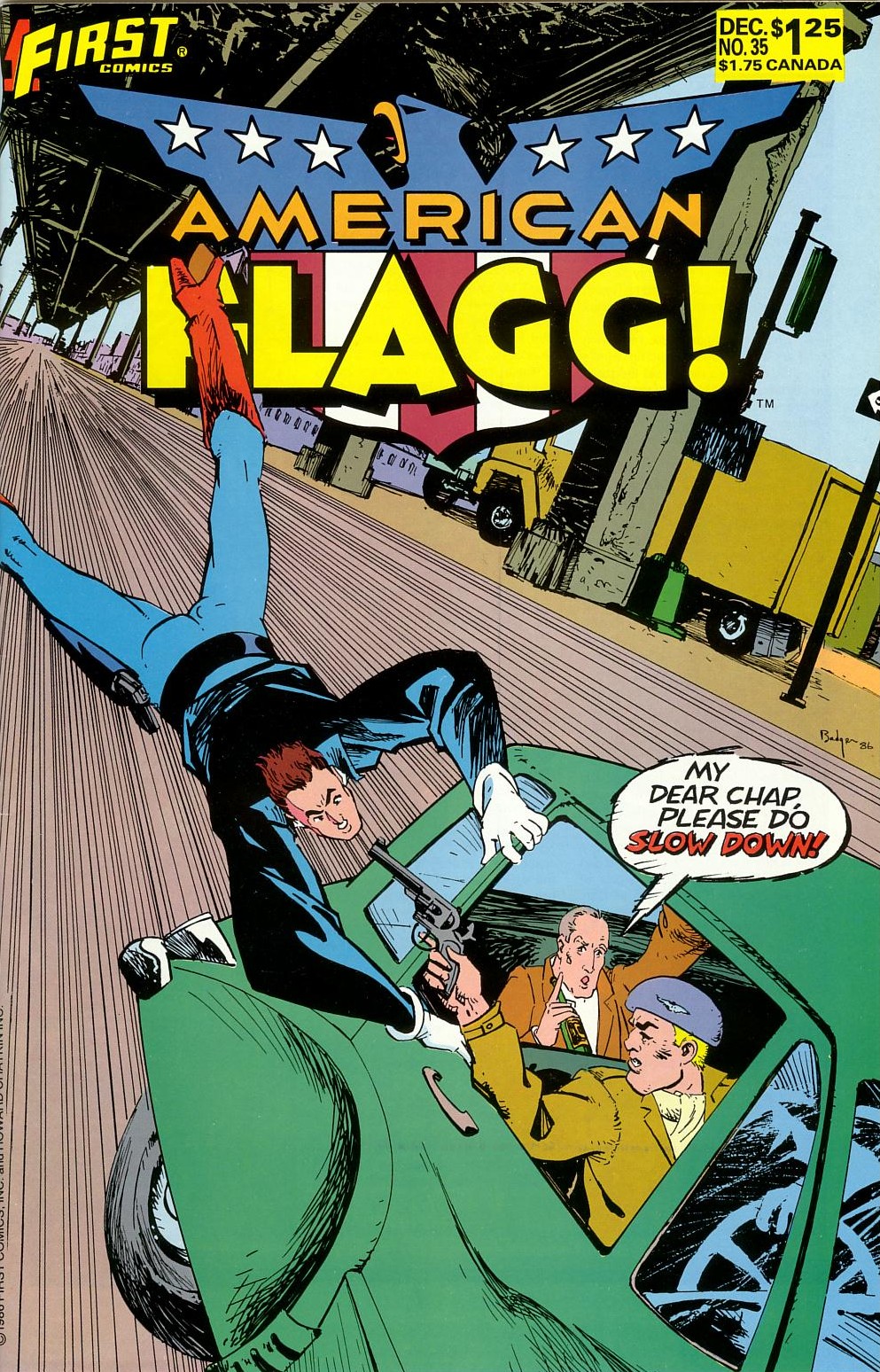 Read online American Flagg! comic -  Issue #35 - 1