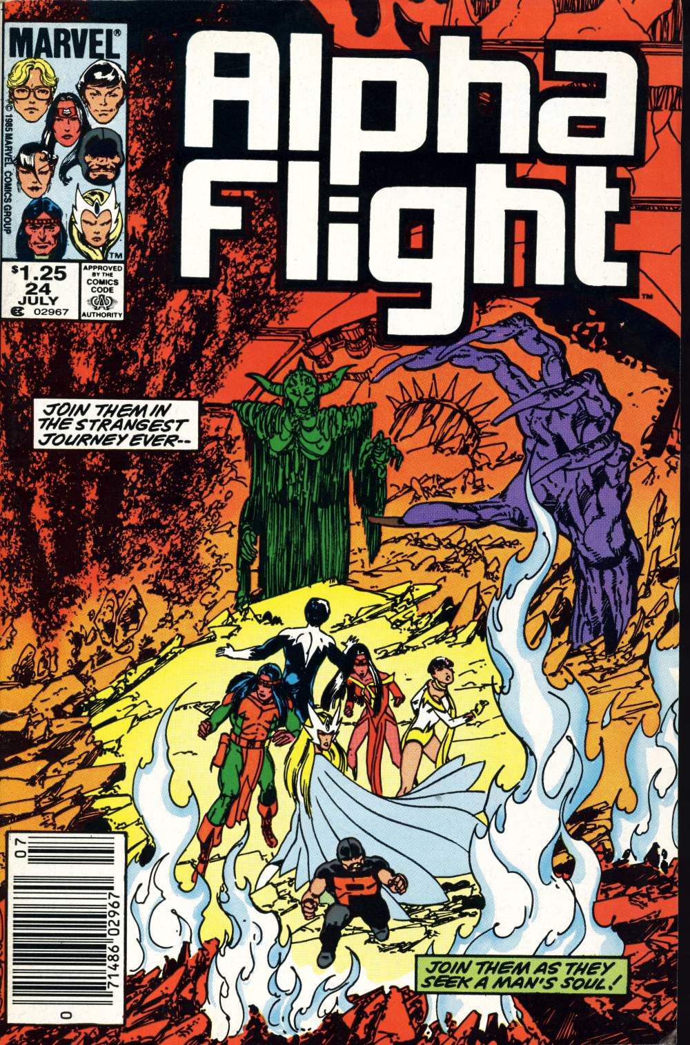 Read online Alpha Flight (1983) comic -  Issue #24 - 1