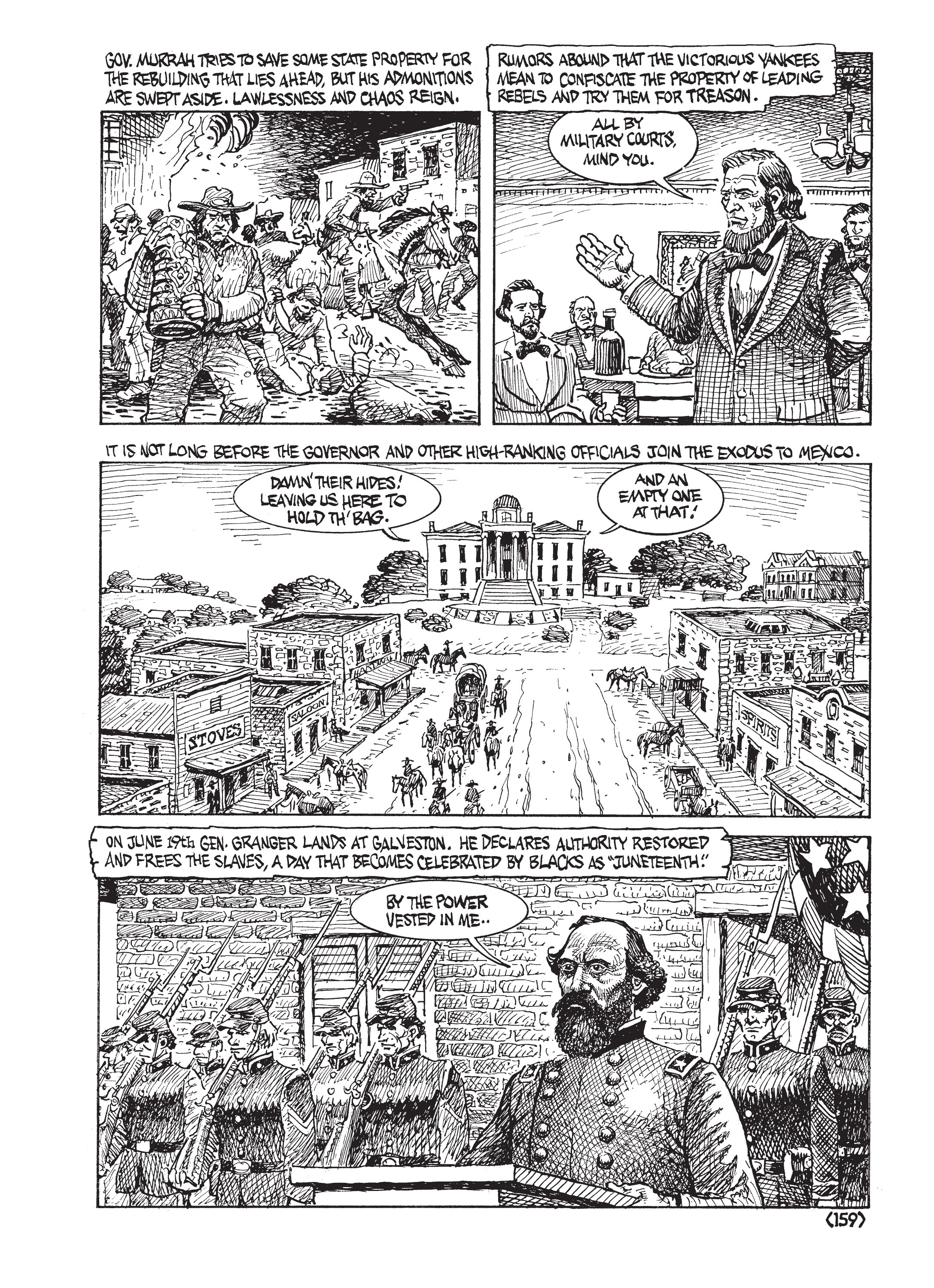 Read online Jack Jackson's American History: Los Tejanos and Lost Cause comic -  Issue # TPB (Part 2) - 59