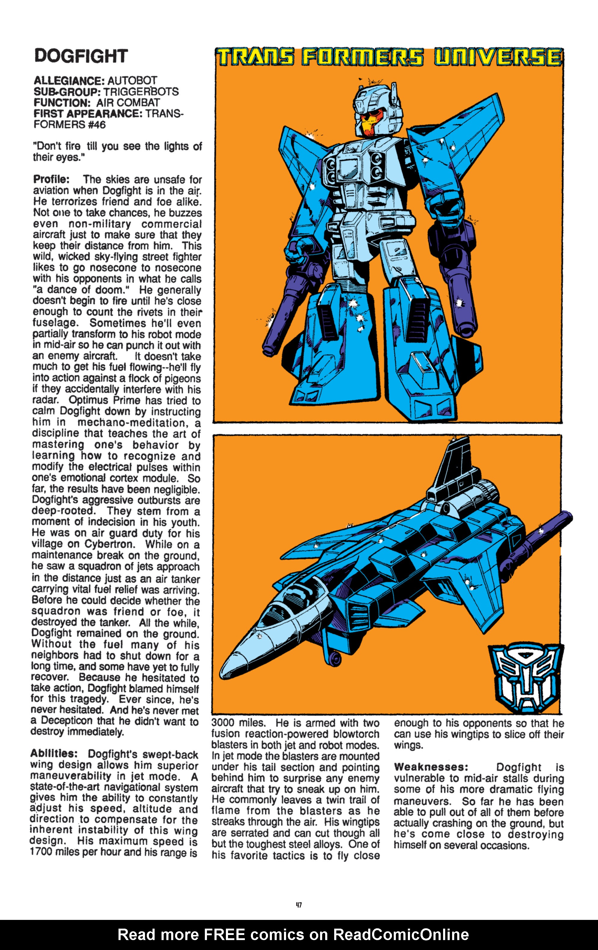 Read online The Transformers Classics comic -  Issue # TPB 8 - 47