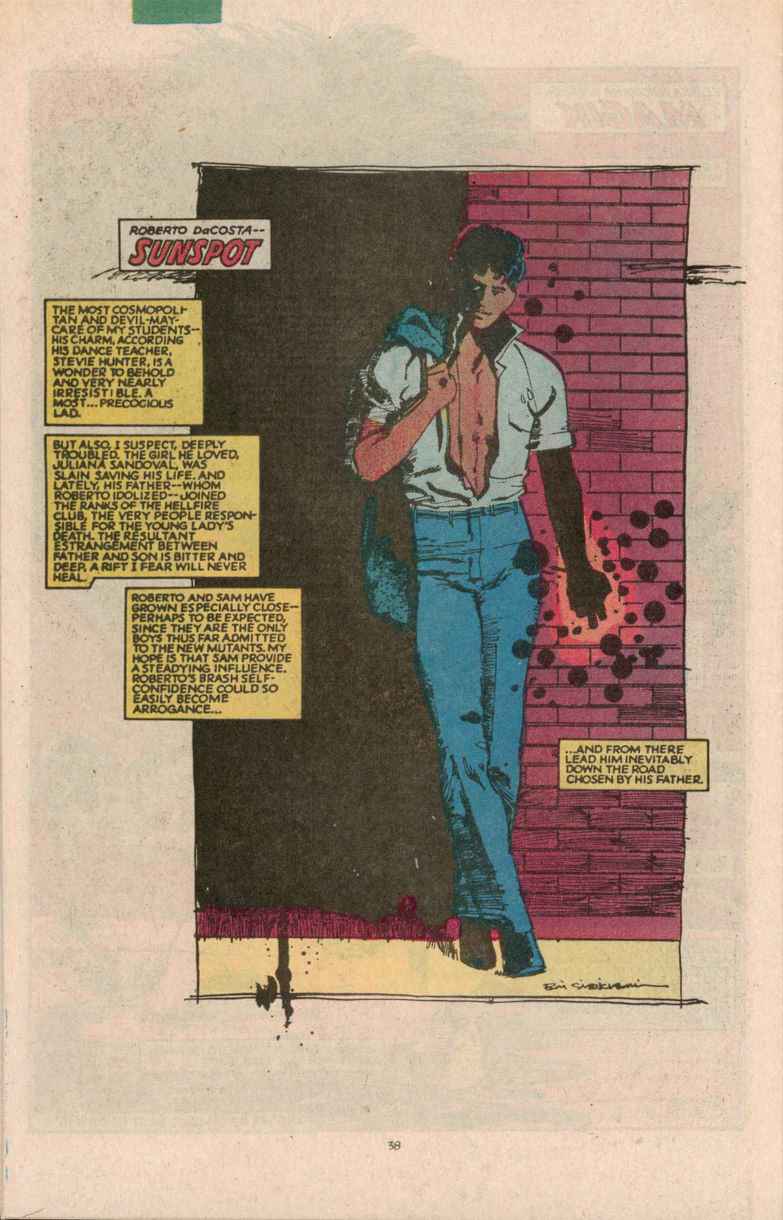 Read online The New Mutants comic -  Issue #21 - 38