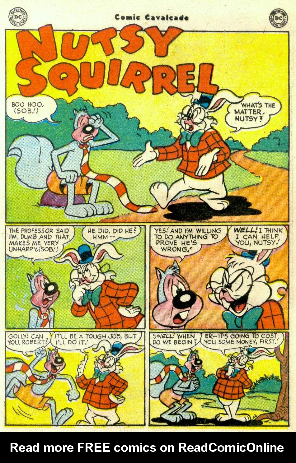 Read online Comic Cavalcade comic -  Issue #49 - 62