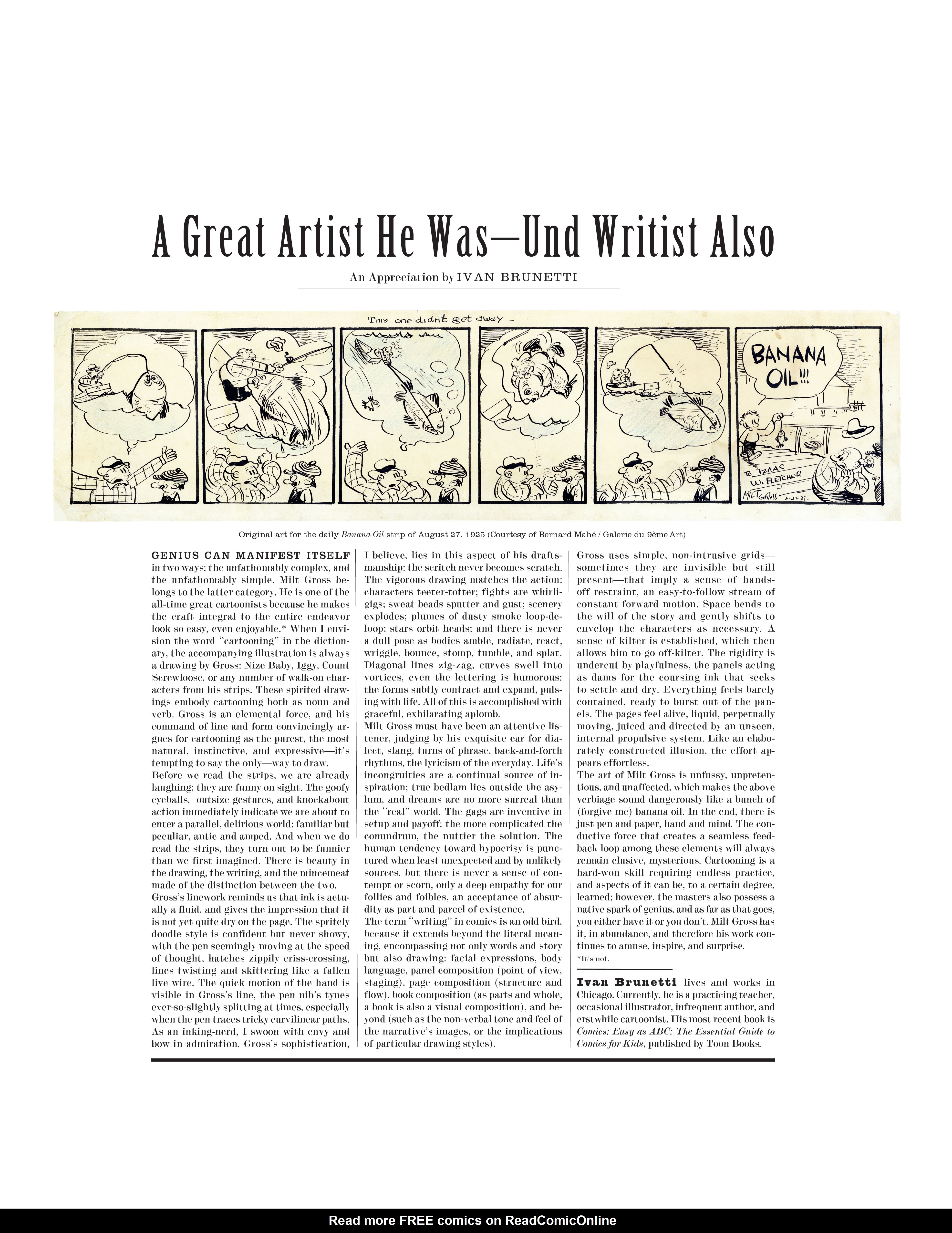 Read online Gross Exaggerations: The Meshuga Comic Strips of Milt Gross comic -  Issue # TPB - 4