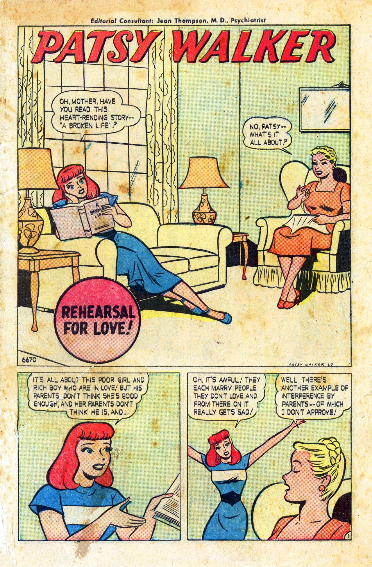 Read online Patsy Walker comic -  Issue #27 - 2