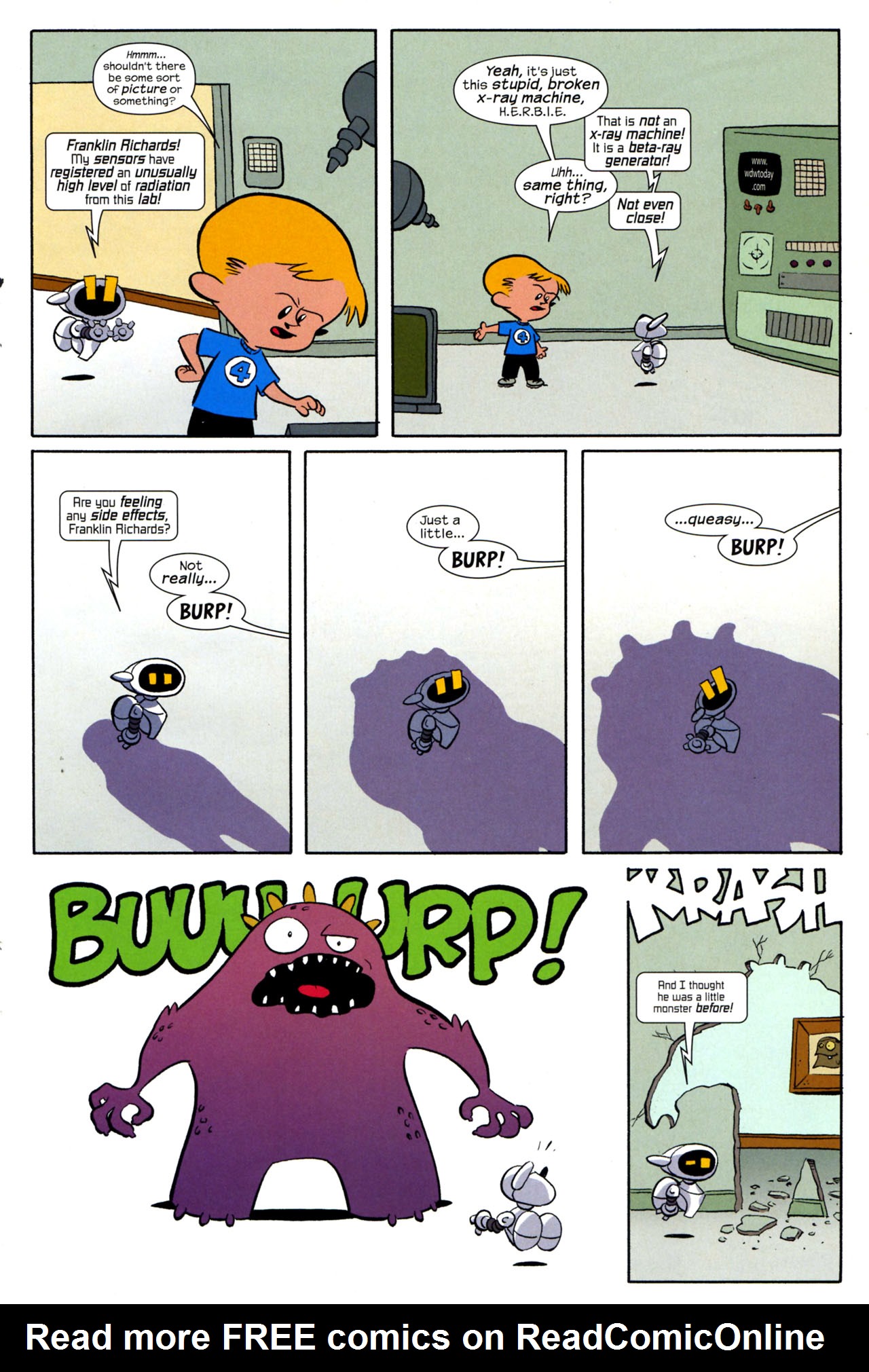 Read online Franklin Richards: Monster Mash comic -  Issue # Full - 9