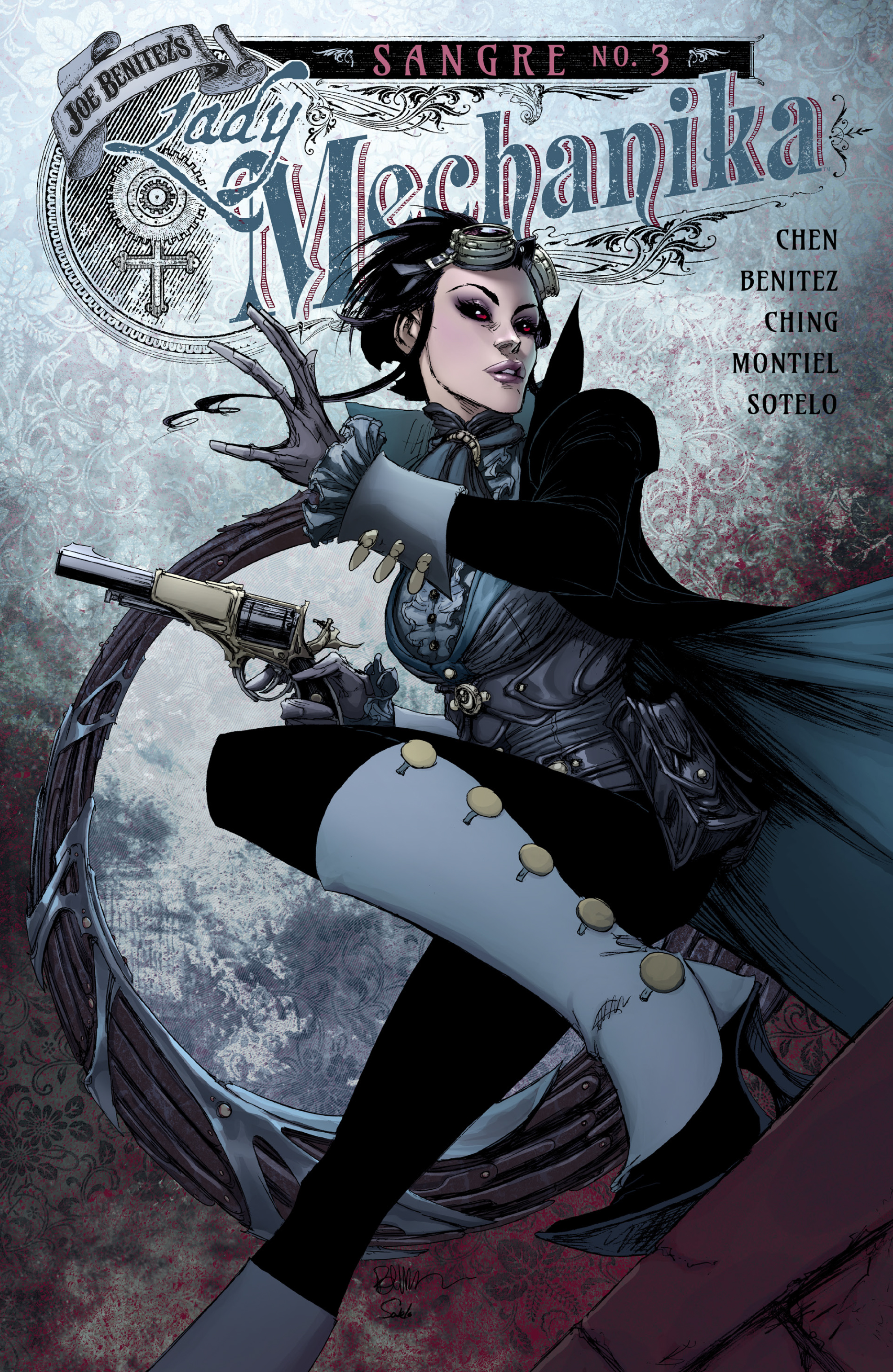 Read online Lady Mechanika: Sangre comic -  Issue #3 - 1
