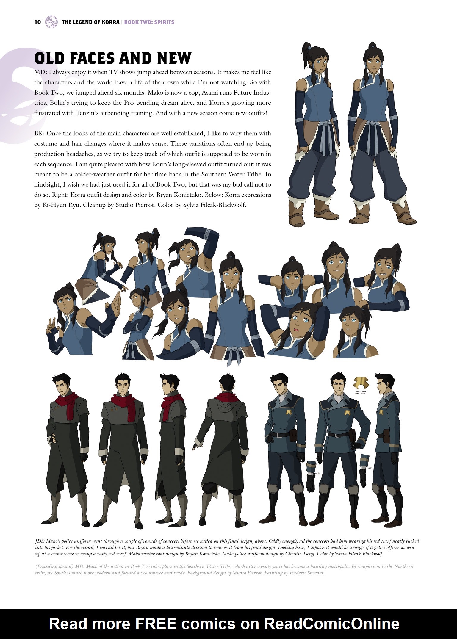 Read online The Legend of Korra: The Art of the Animated Series comic -  Issue # TPB 2 - 10