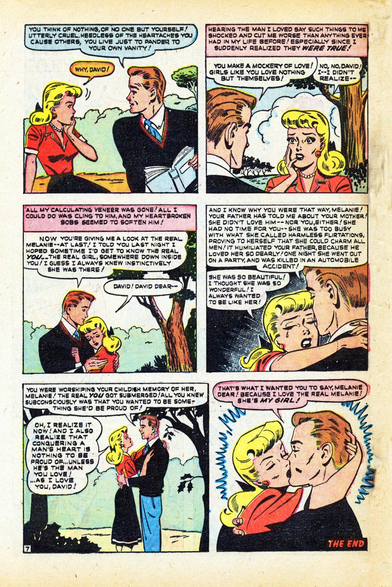 Read online Girl Comics (1949) comic -  Issue #1 - 36