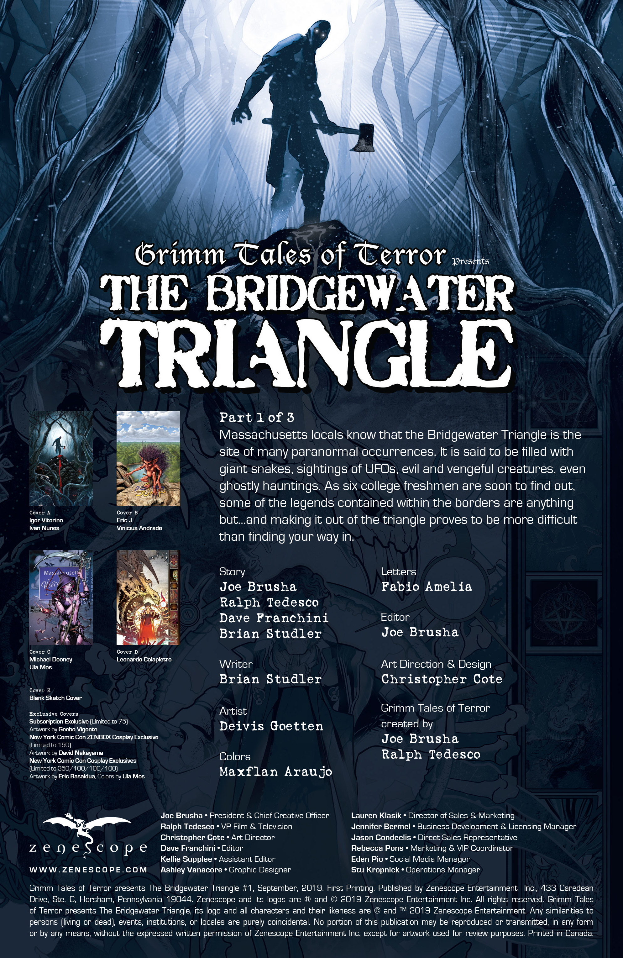 Read online Grimm Tales Of Terror: The Bridgewater Triangle comic -  Issue #1 - 2