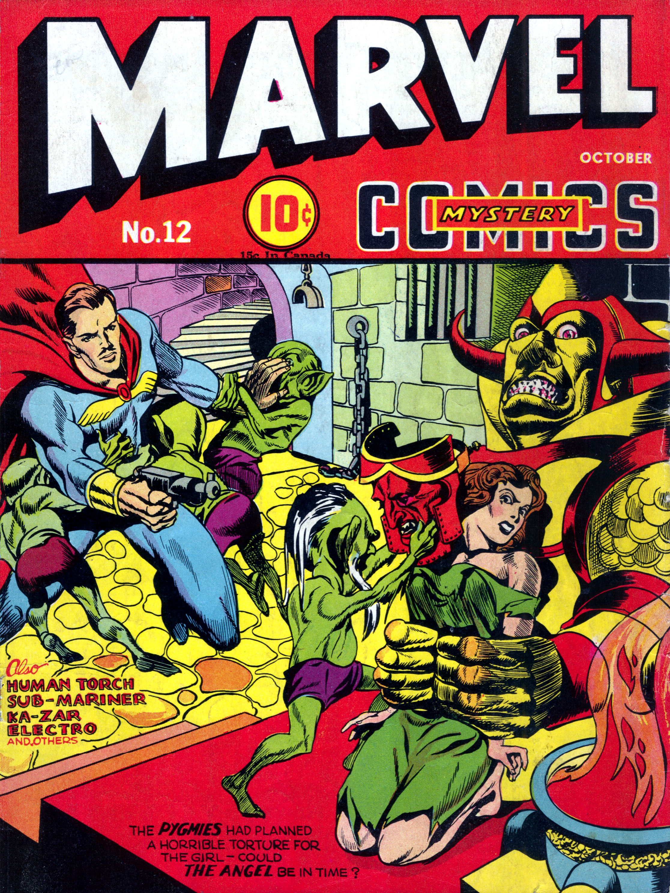 Read online Marvel Mystery Comics comic -  Issue #12 - 1