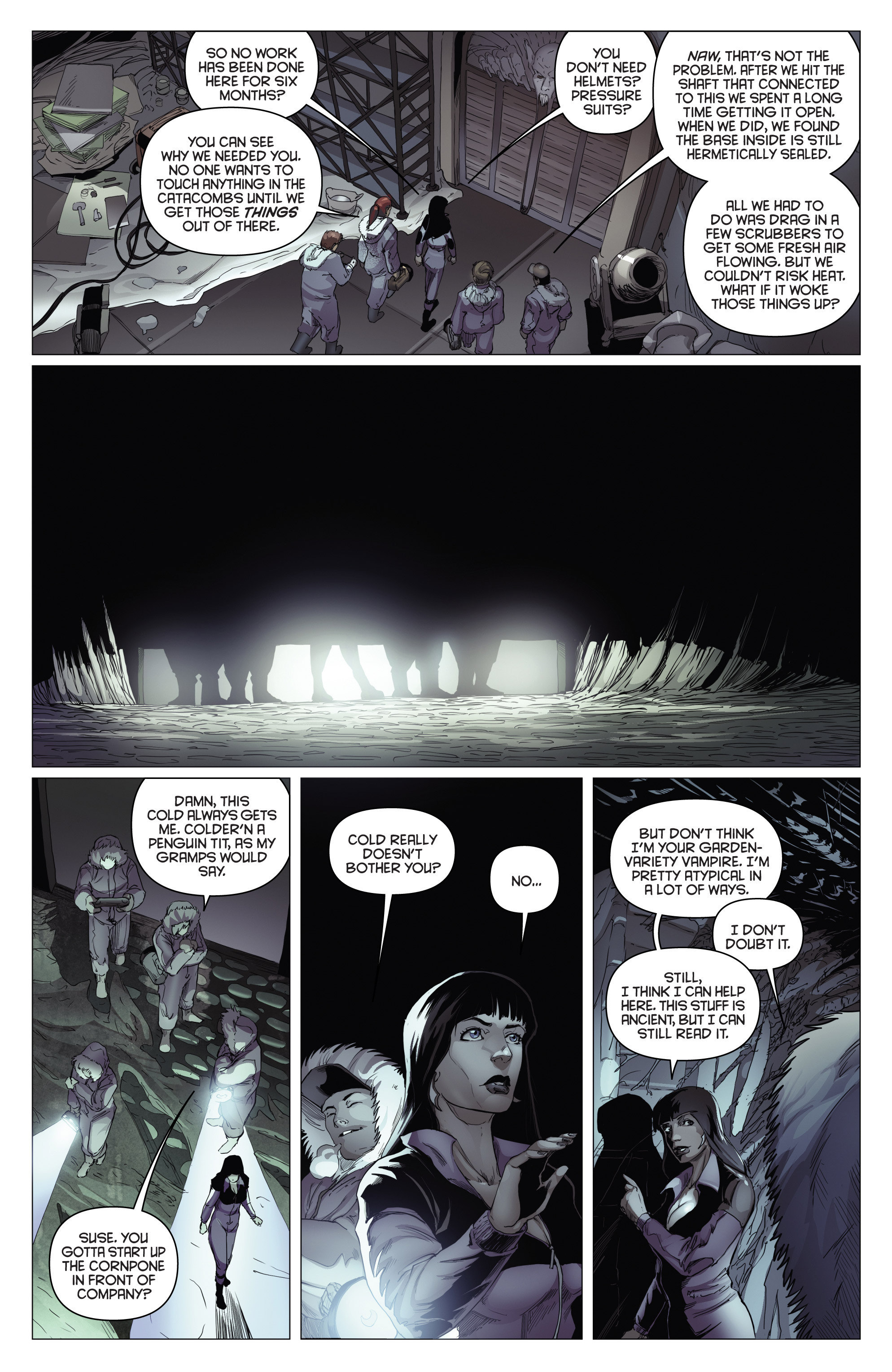Read online Aliens/Vampirella comic -  Issue #1 - 12