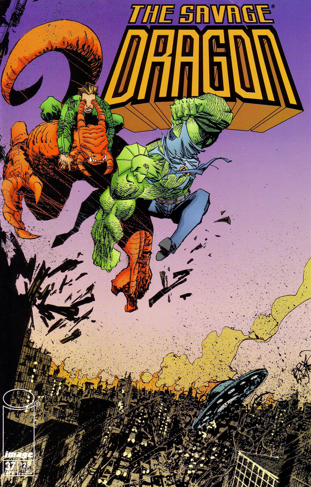 Read online The Savage Dragon (1993) comic -  Issue #37 - 1