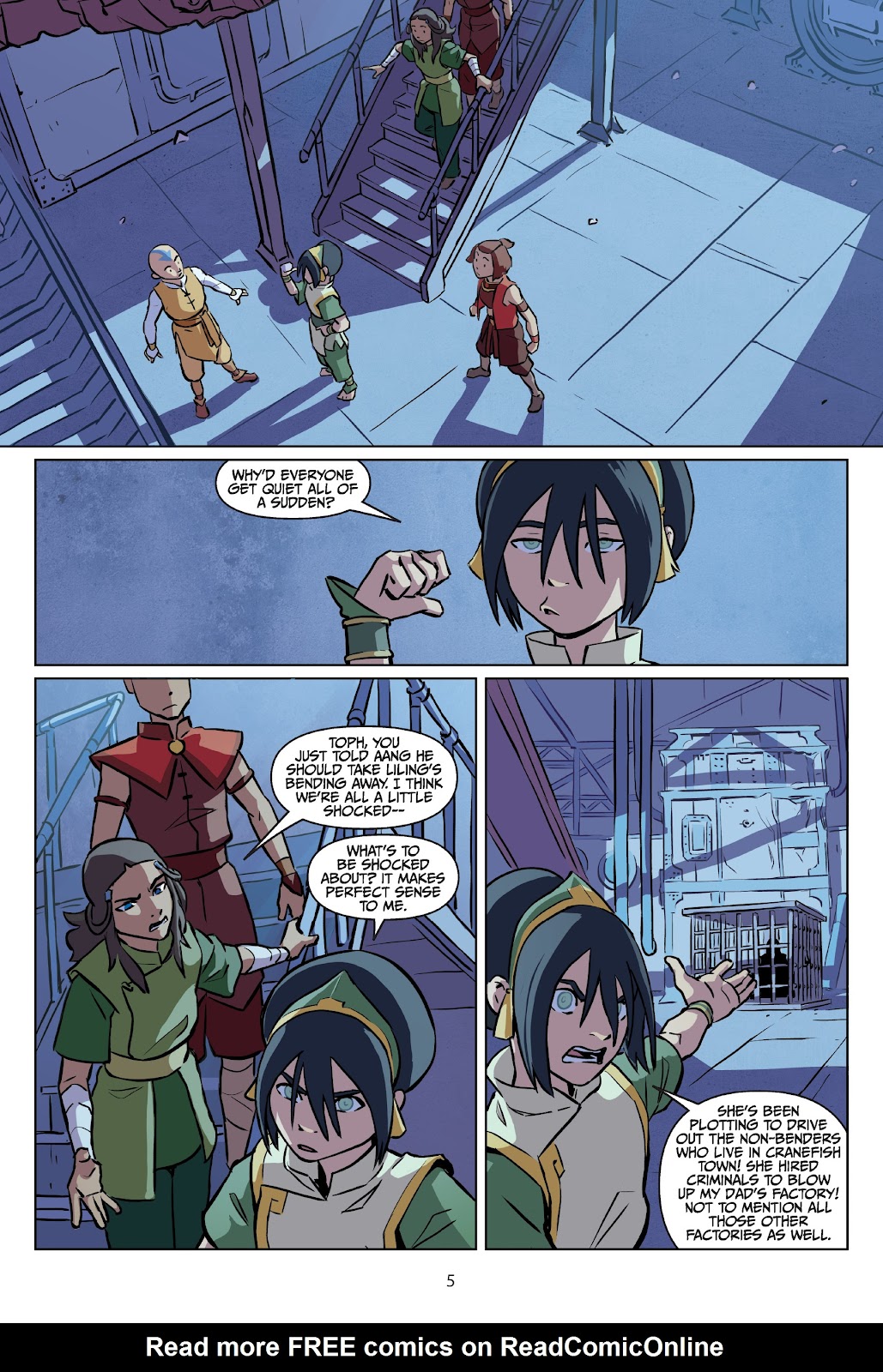 Read online Nickelodeon Avatar: The Last Airbender - Imbalance comic -  Issue # TPB 3 - 6