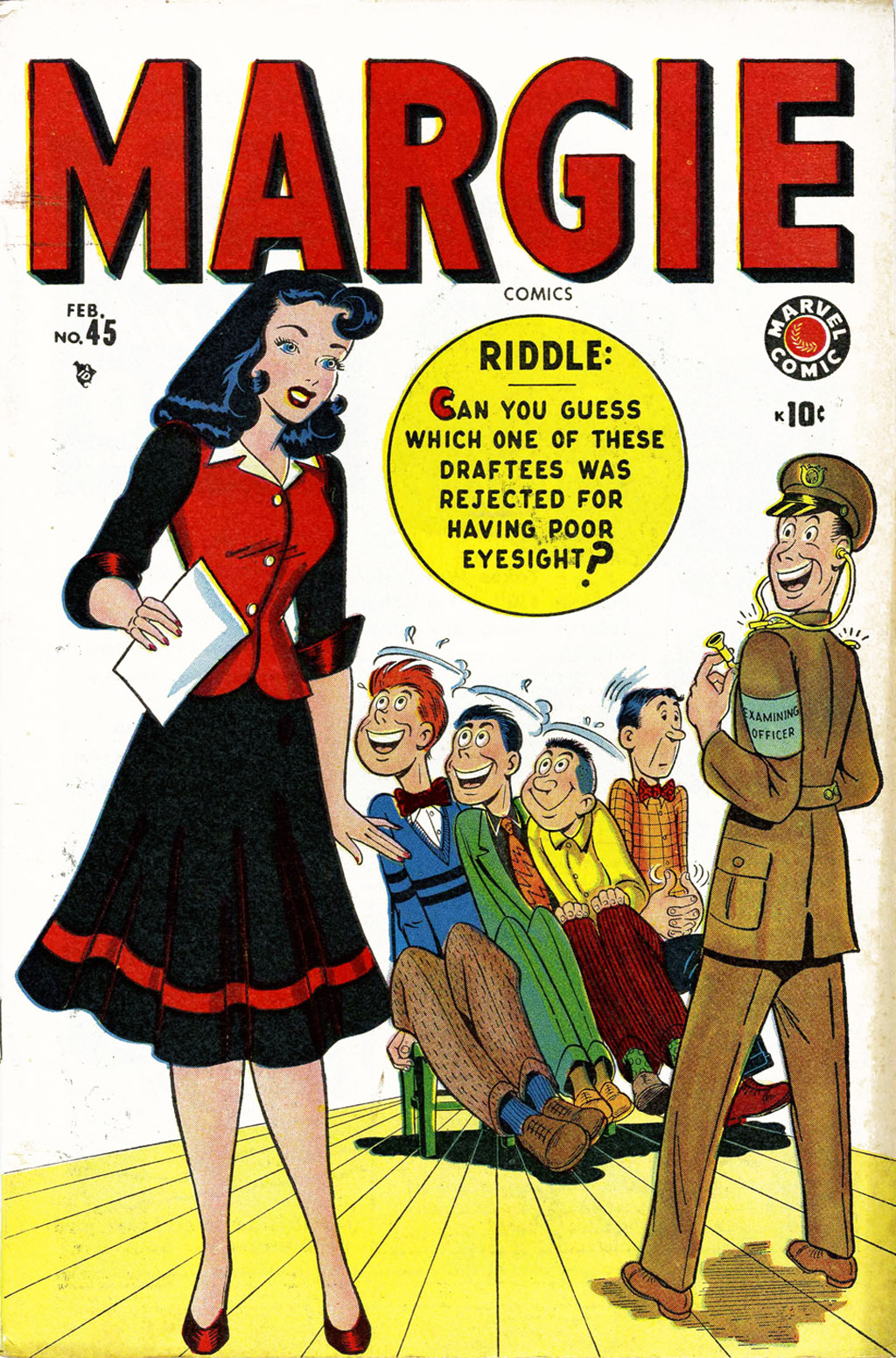 Read online Margie Comics comic -  Issue #45 - 2