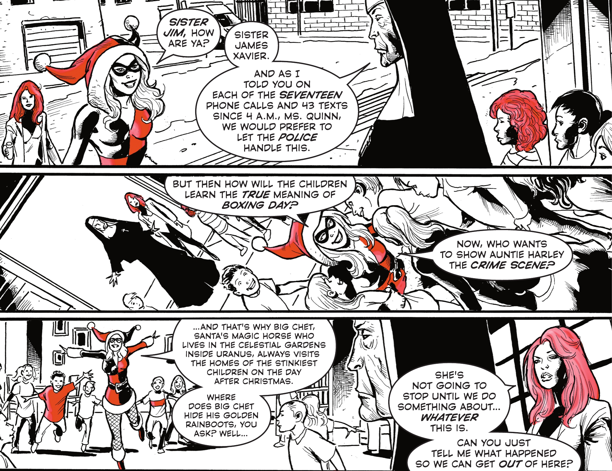 Read online Harley Quinn Black   White   Red comic -  Issue #17 - 7