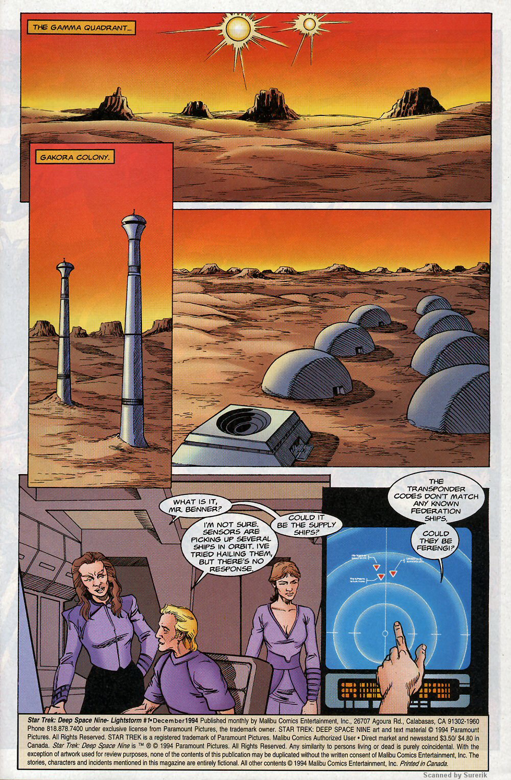 Read online Star Trek: Deep Space Nine - Lightstorm comic -  Issue # Full - 2