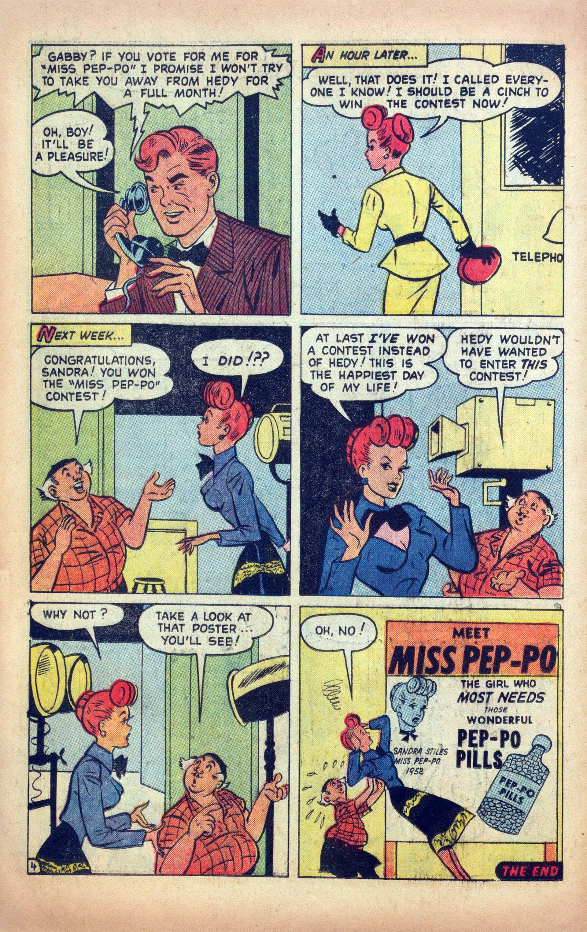 Read online Hedy Of Hollywood Comics comic -  Issue #49 - 26