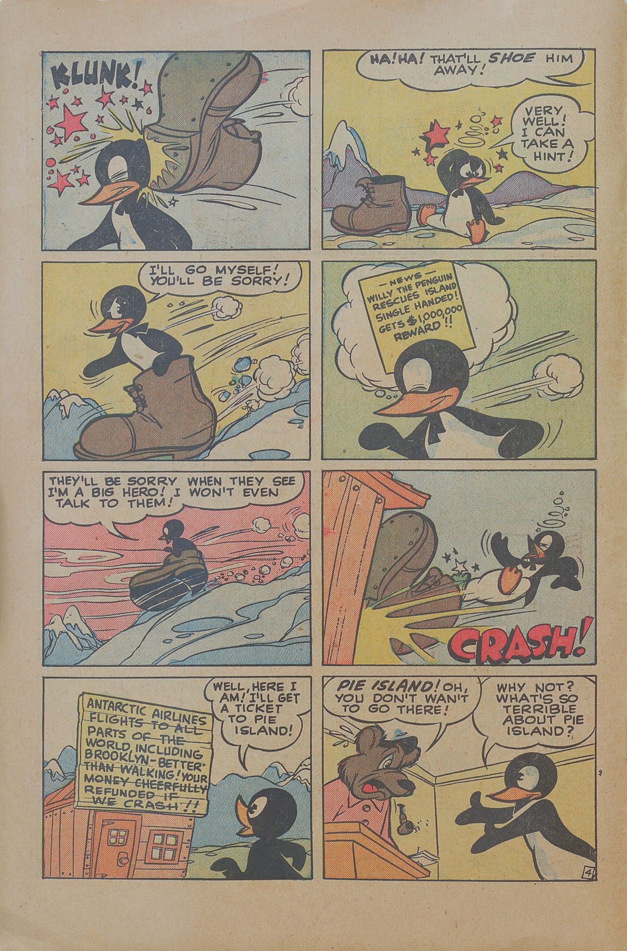 Read online Willie The Penguin comic -  Issue #1 - 6