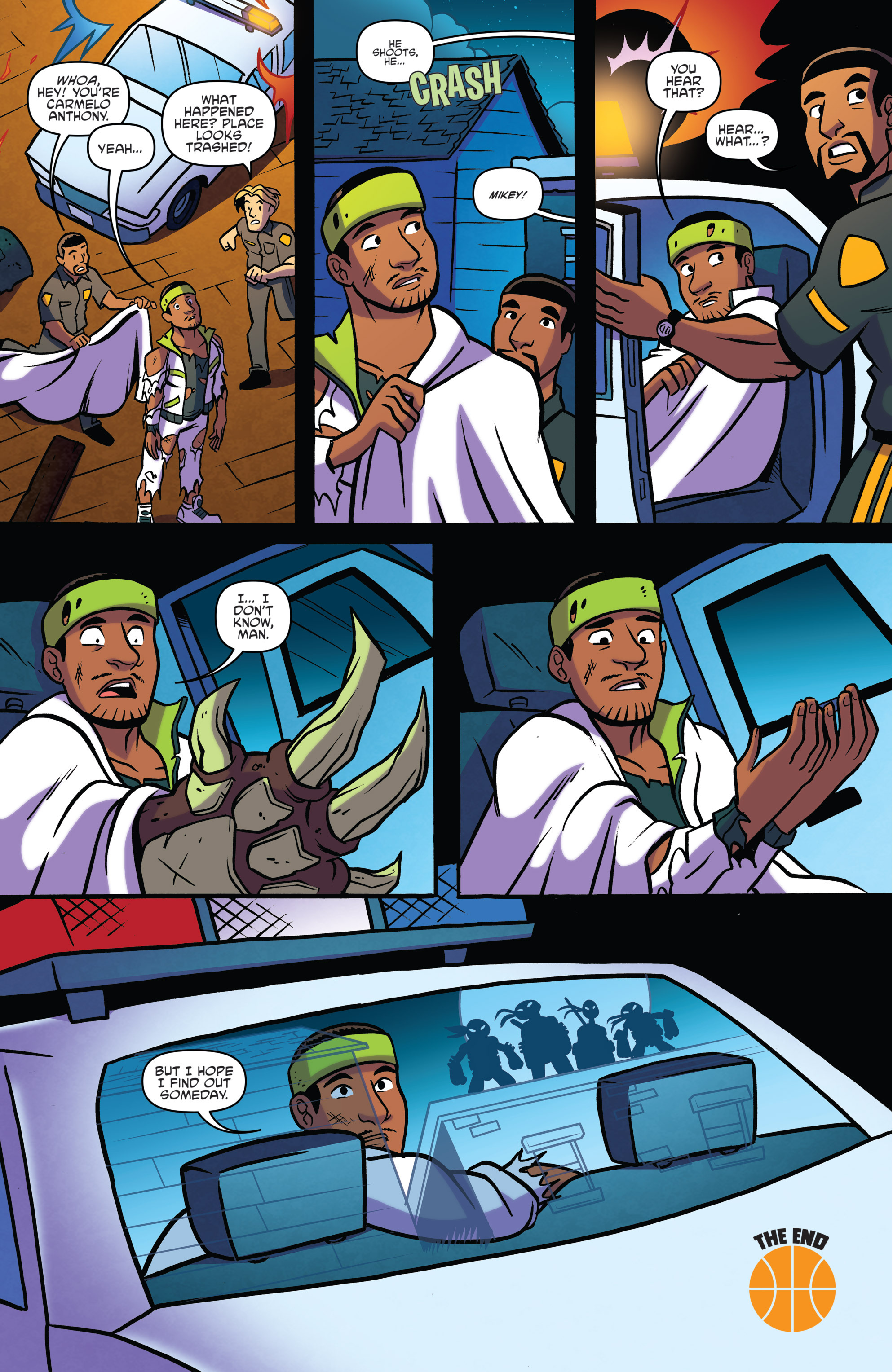 Read online Teenage Mutant Ninja Turtles Amazing Adventures comic -  Issue # _Special - Carmelo Anthony - 32