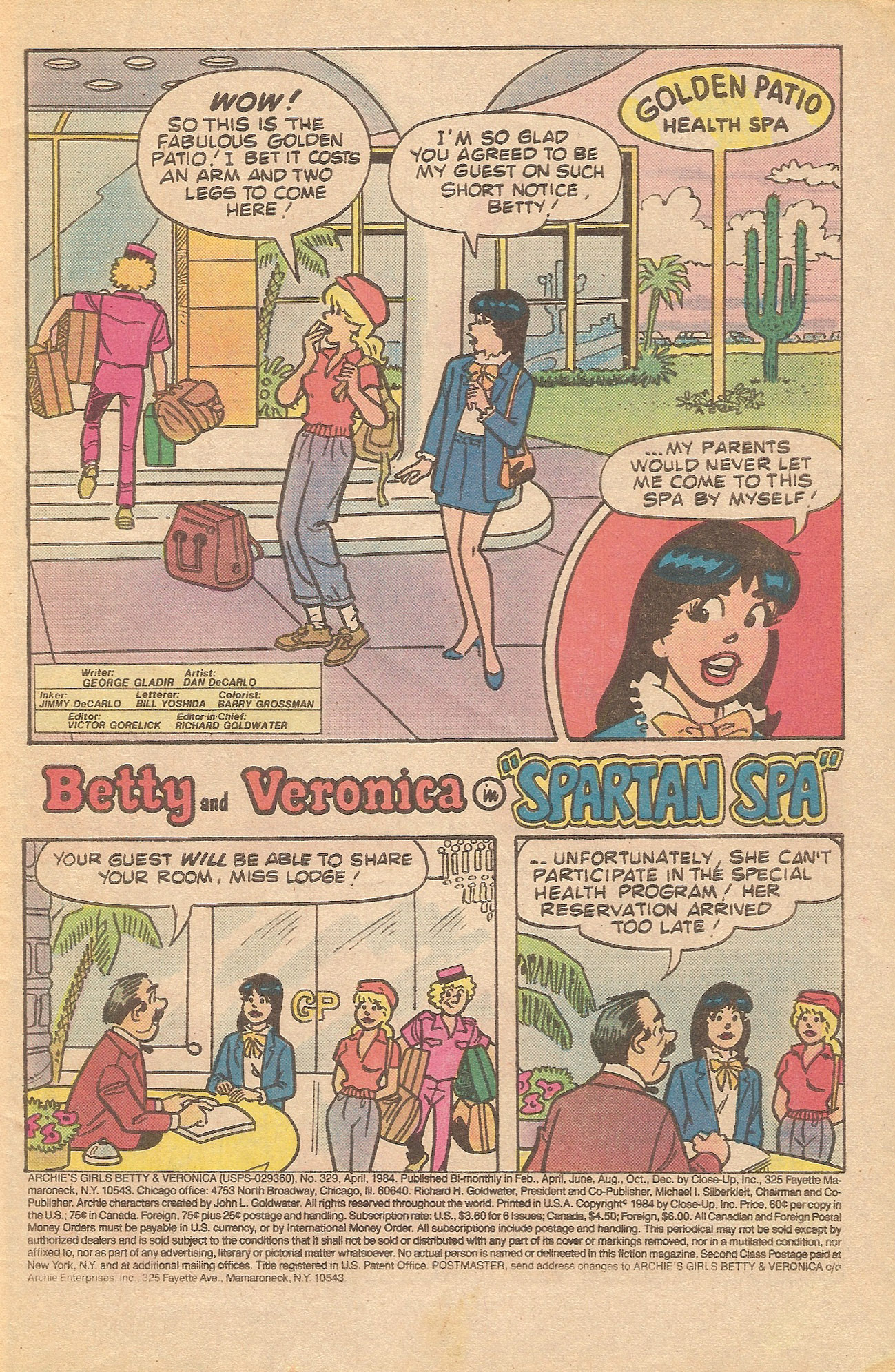 Read online Archie's Girls Betty and Veronica comic -  Issue #329 - 3