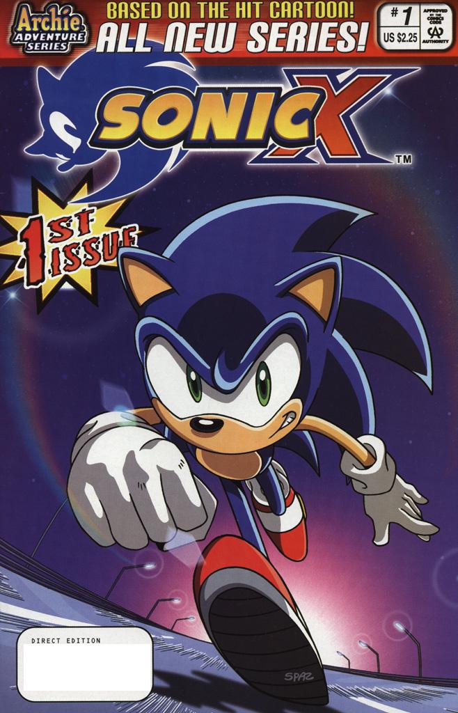 Read online Sonic X comic -  Issue #1 - 1