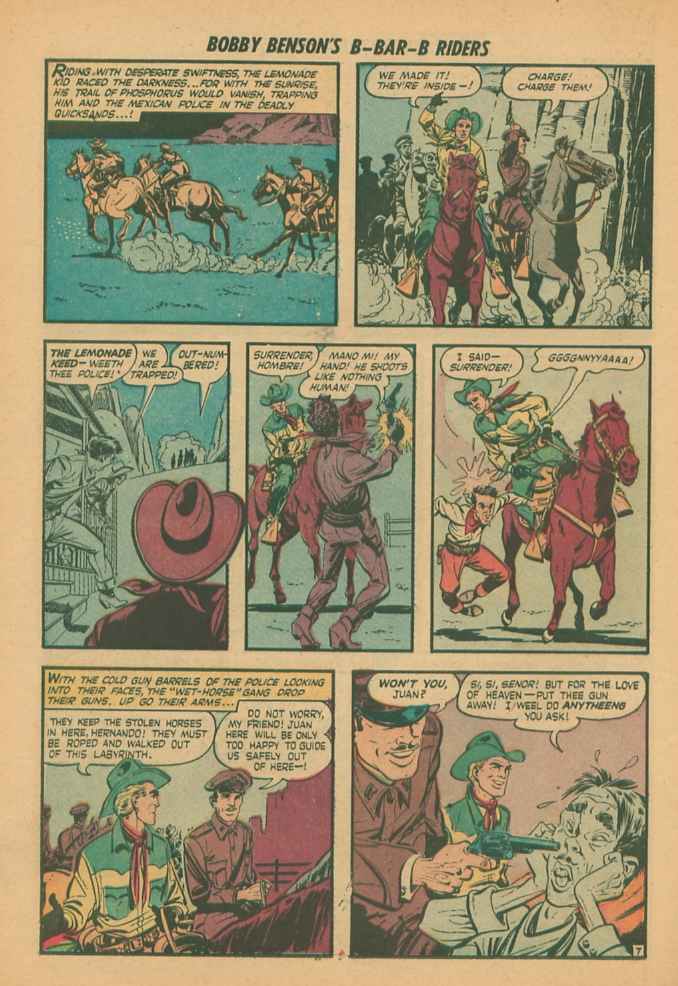 Read online Bobby Benson's B-Bar-B Riders comic -  Issue #2 - 34