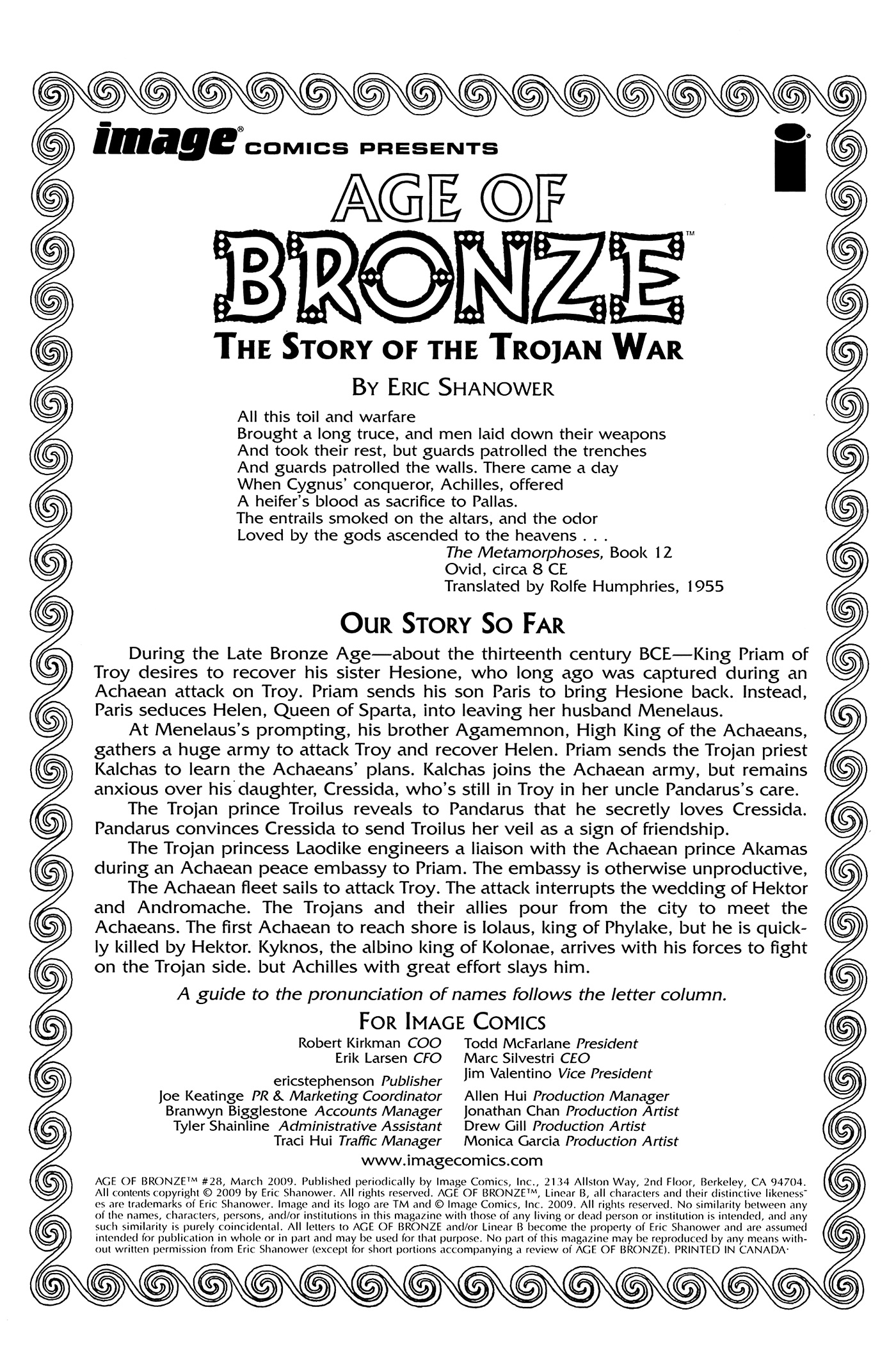 Read online Age of Bronze comic -  Issue #28 - 2
