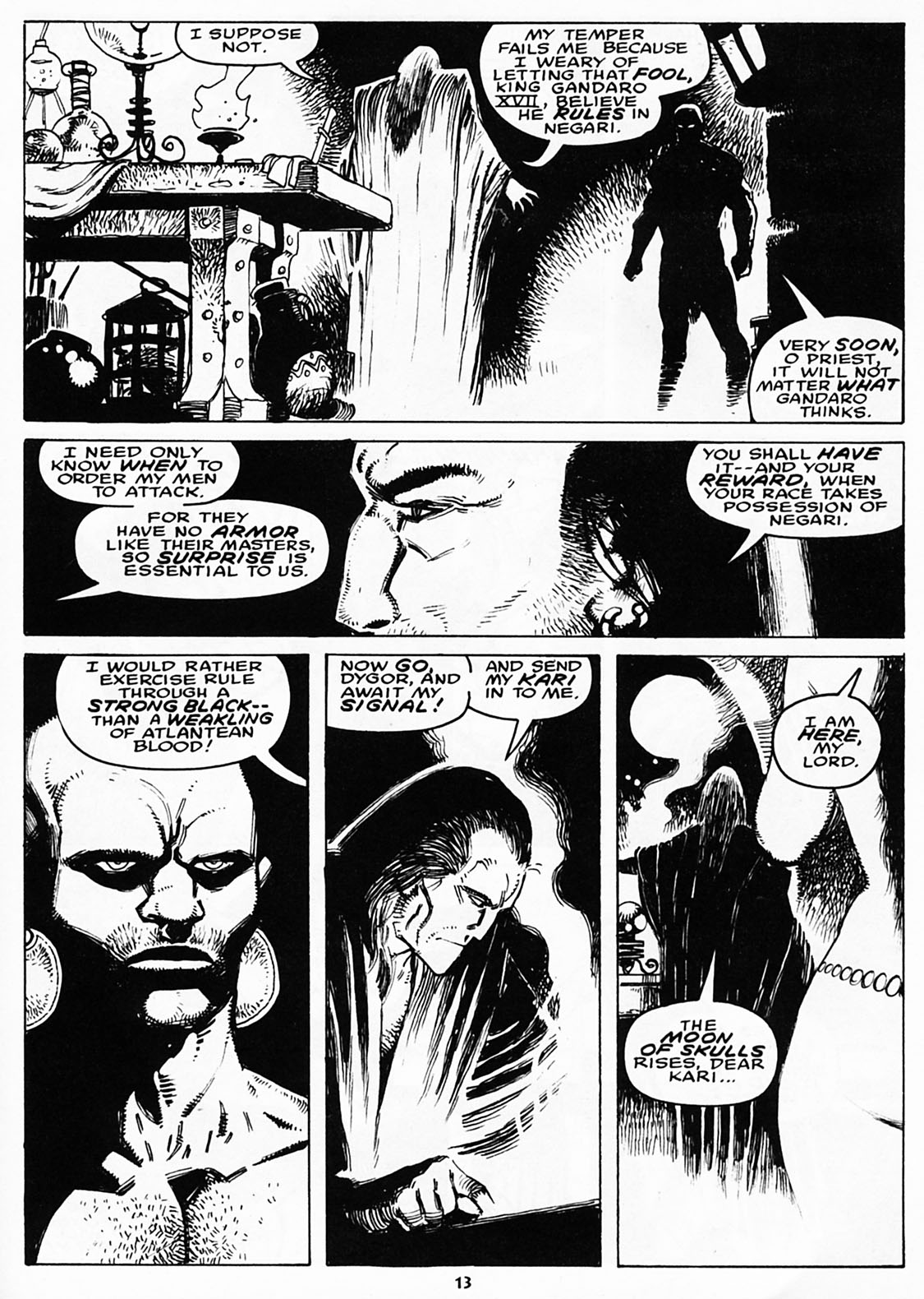 Read online The Savage Sword Of Conan comic -  Issue #220 - 14