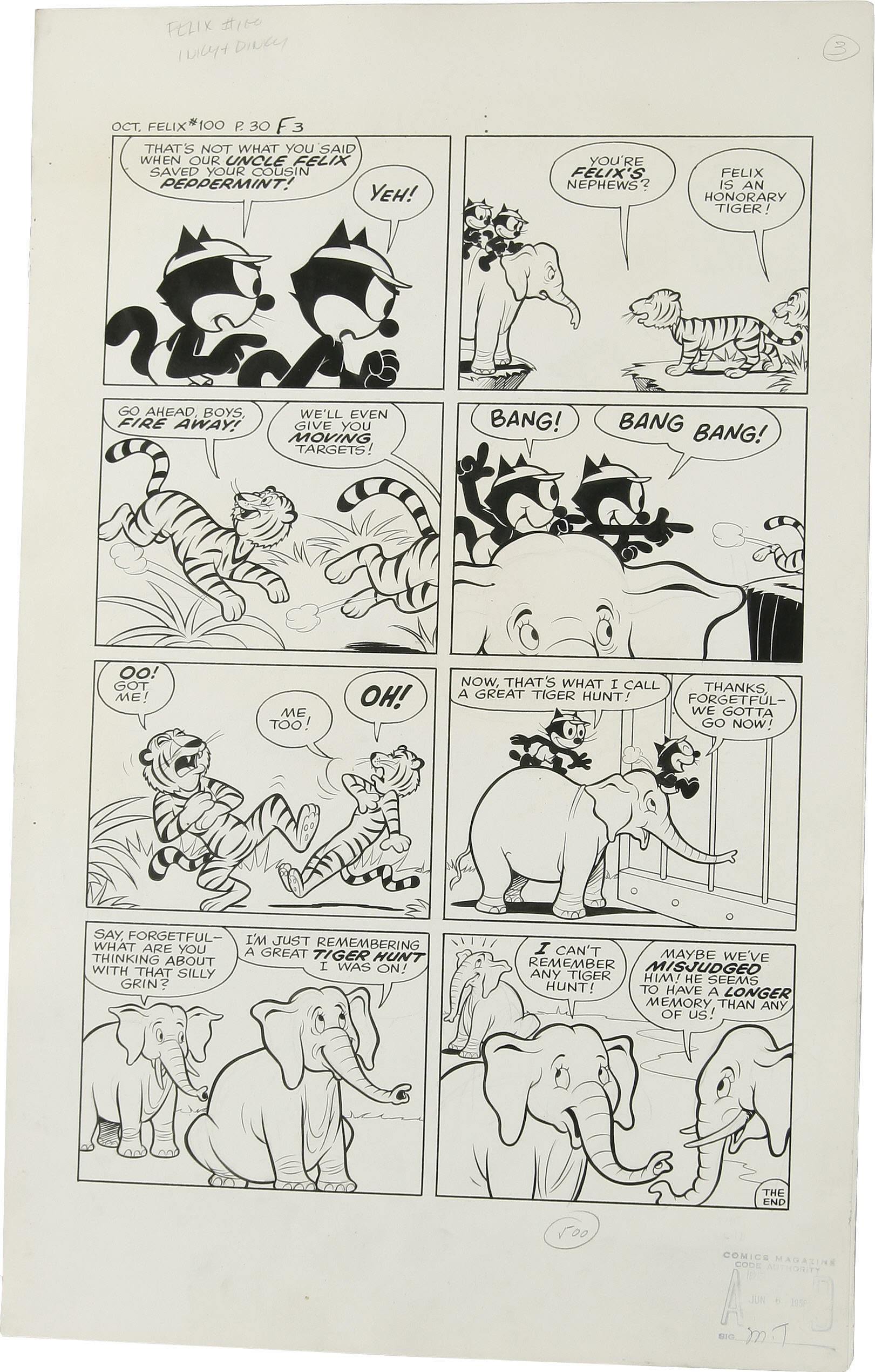 Read online Felix the Cat (1955) comic -  Issue #100 - 20