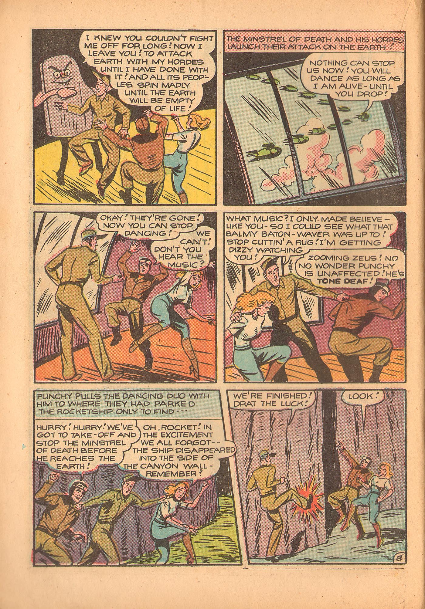Read online Rocket Kelly (1945) comic -  Issue #4 - 34