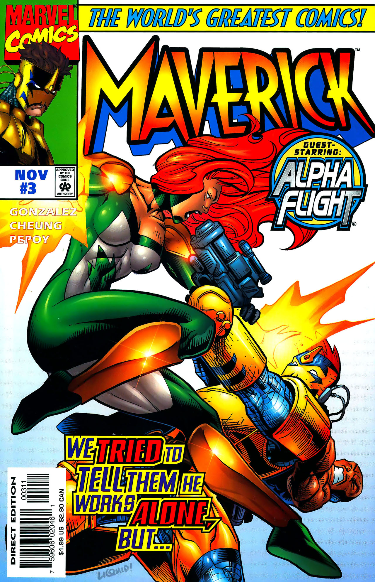 Read online Maverick comic -  Issue #3 - 1