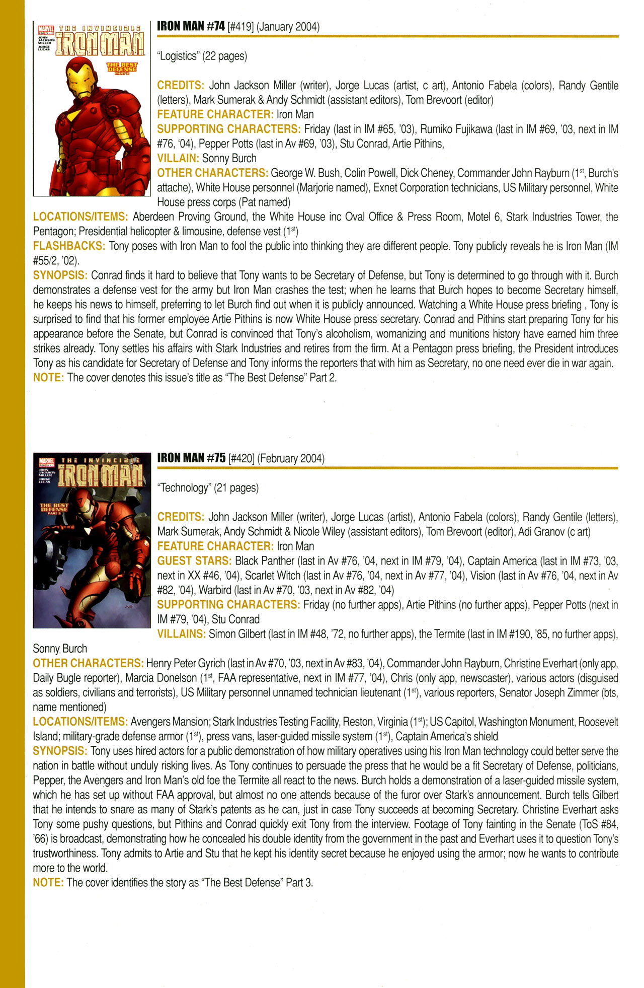 Read online Official Index to the Marvel Universe comic -  Issue #11 - 44