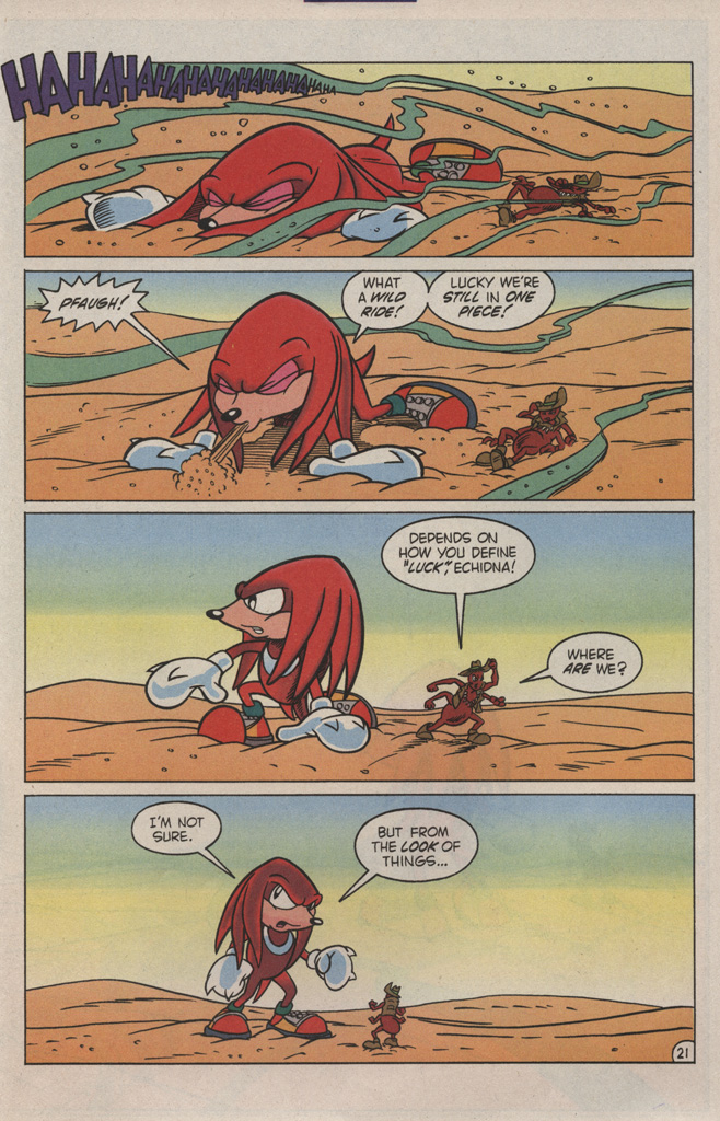 Read online Sonic's Friendly Nemesis, Knuckles comic -  Issue #1 - 29