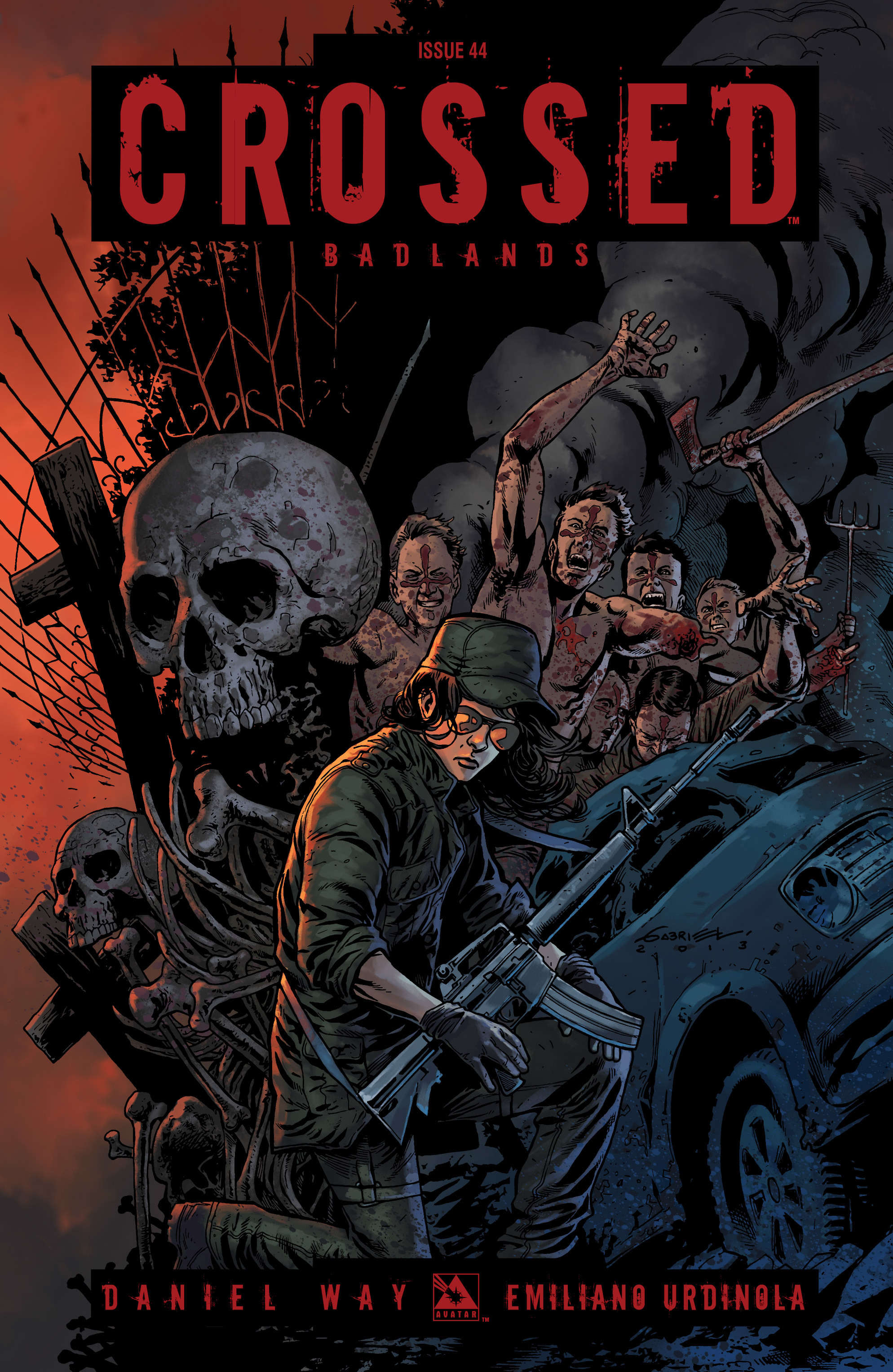 Read online Crossed: Badlands comic -  Issue #44 - 1