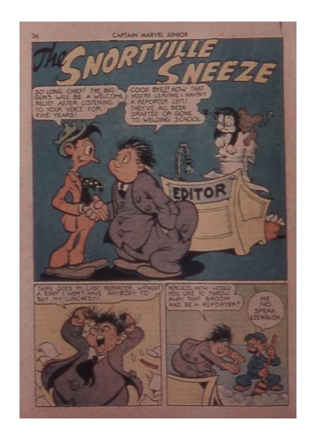 Read online Captain Marvel, Jr. comic -  Issue #7 - 36