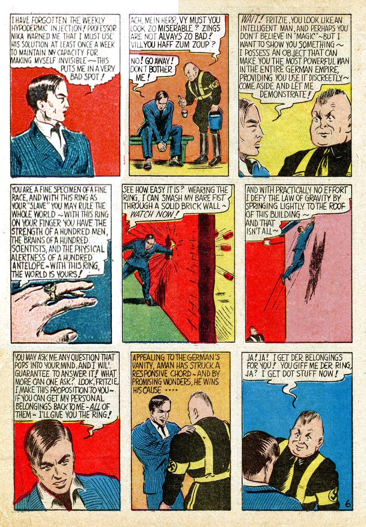 Read online Amazing Man Comics comic -  Issue #8 - 8