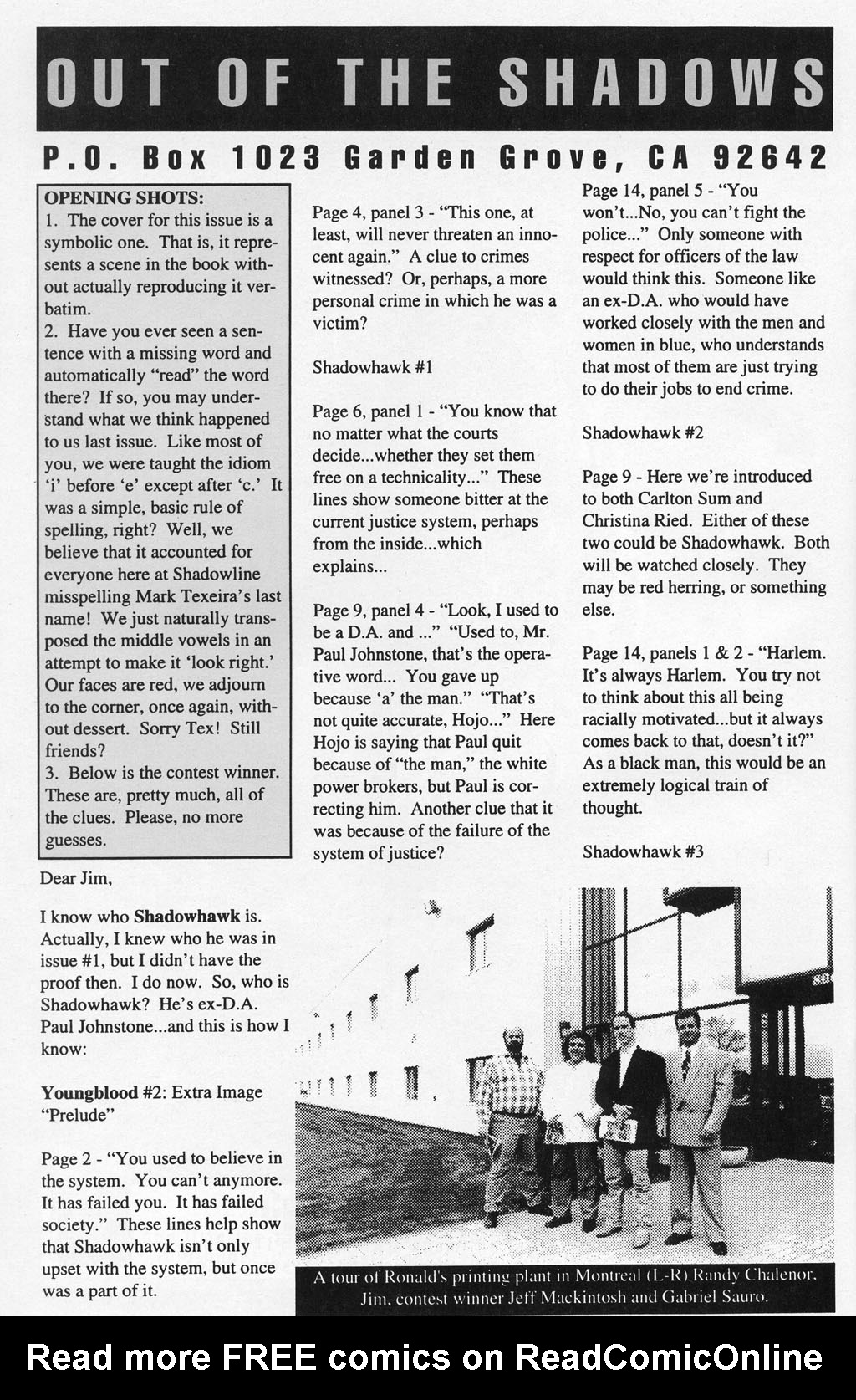 Read online ShadowHawk comic -  Issue #6 - 34