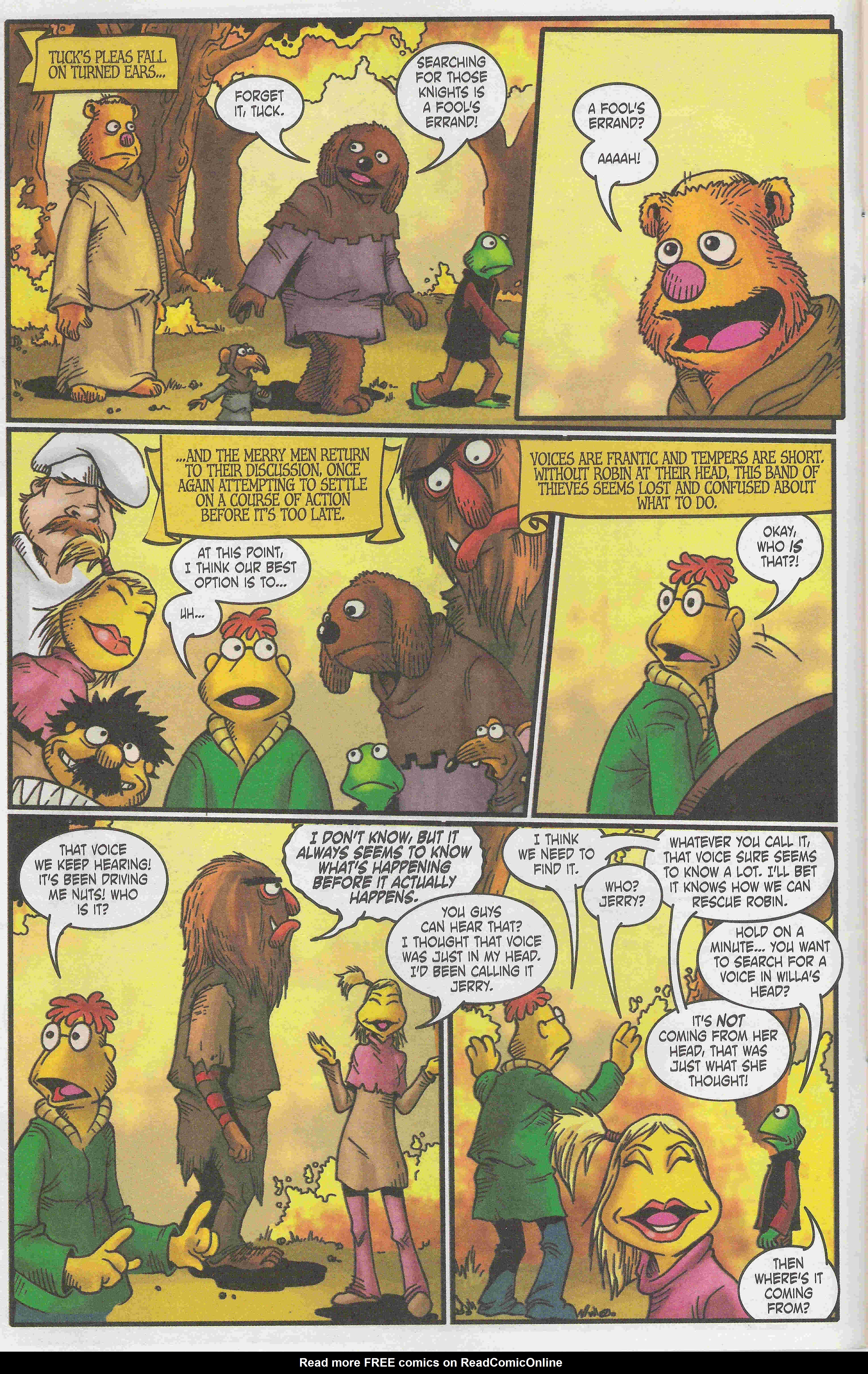 Read online Muppet Robin Hood comic -  Issue #4 - 7