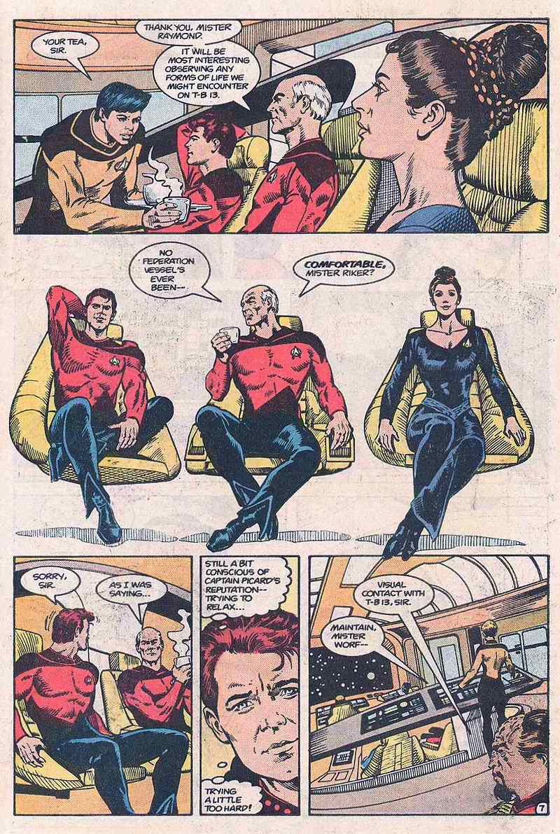 Read online Star Trek: The Next Generation (1988) comic -  Issue #1 - 6
