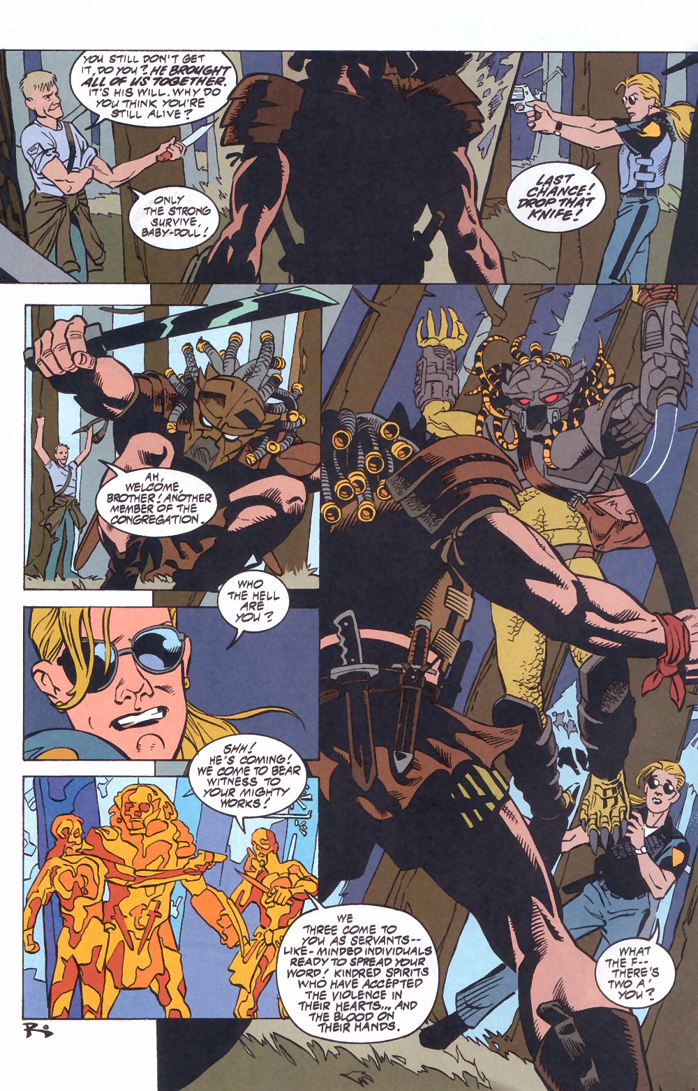 Read online Predator: Kindred comic -  Issue #4 - 10