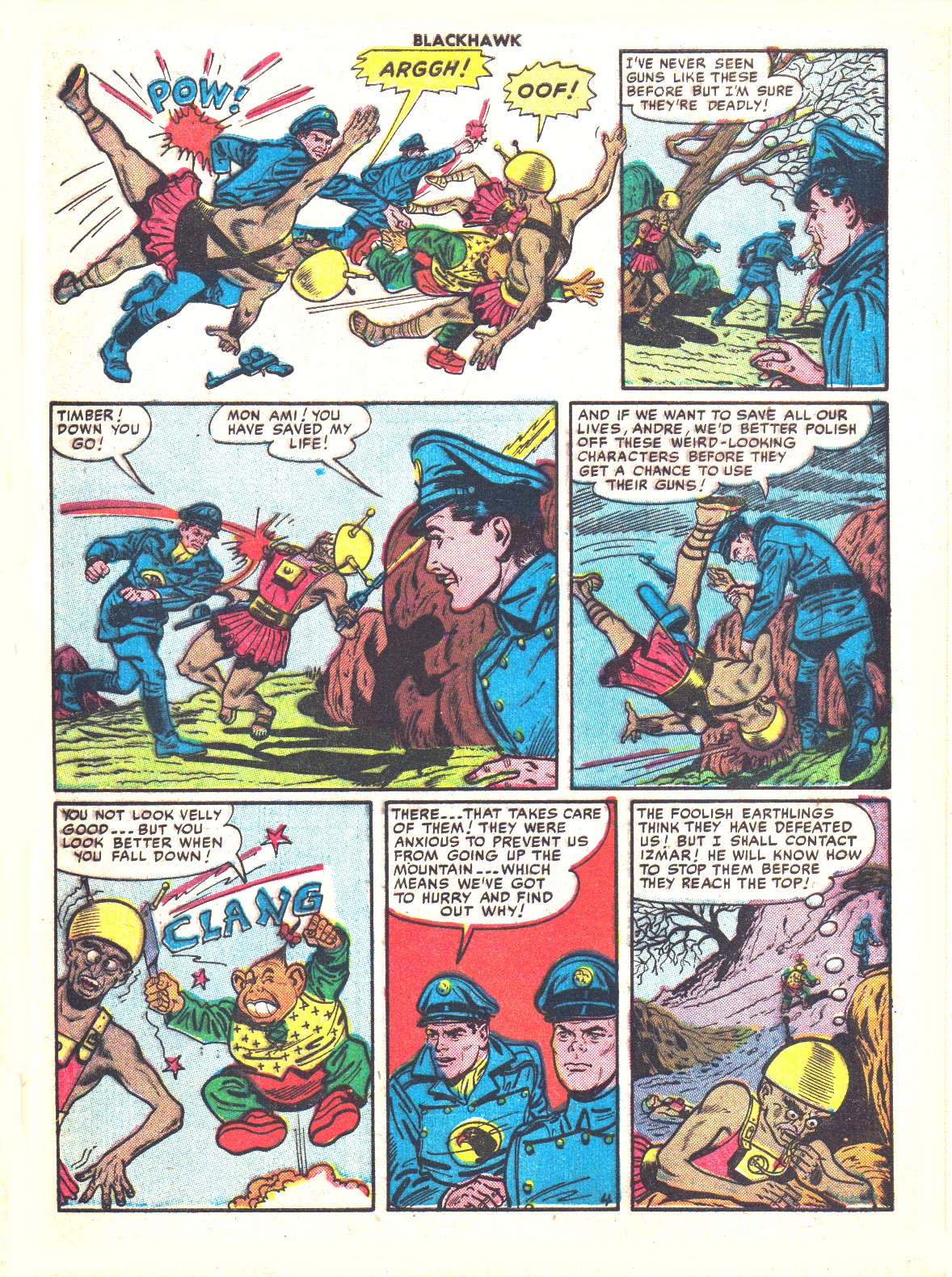 Read online Blackhawk (1957) comic -  Issue #43 - 45