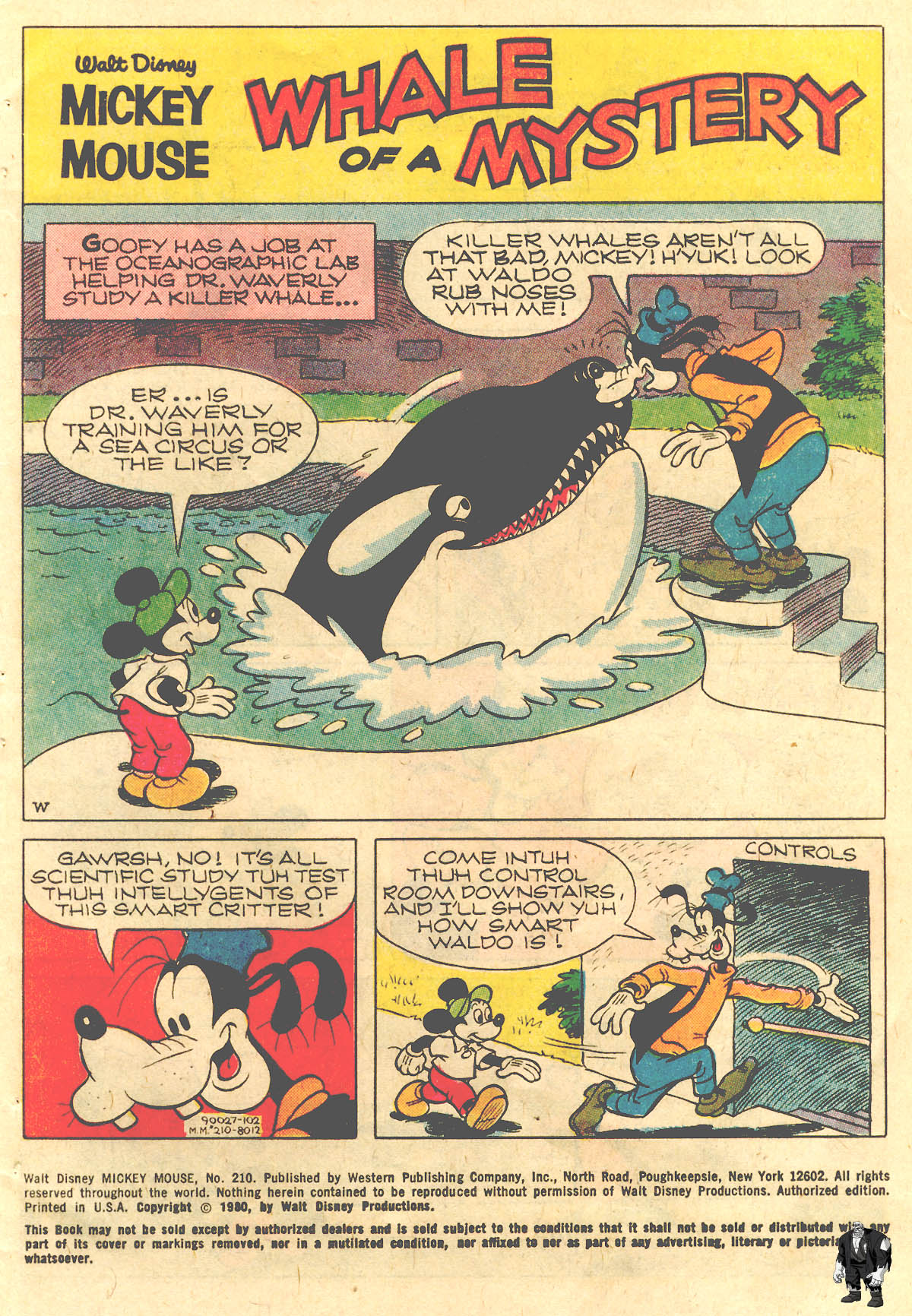 Read online Walt Disney's Mickey Mouse comic -  Issue #210 - 2