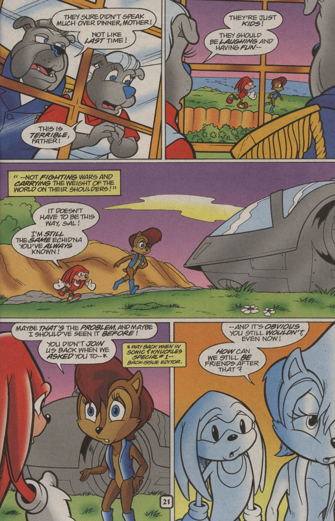 Read online Knuckles the Echidna comic -  Issue #29 - 27