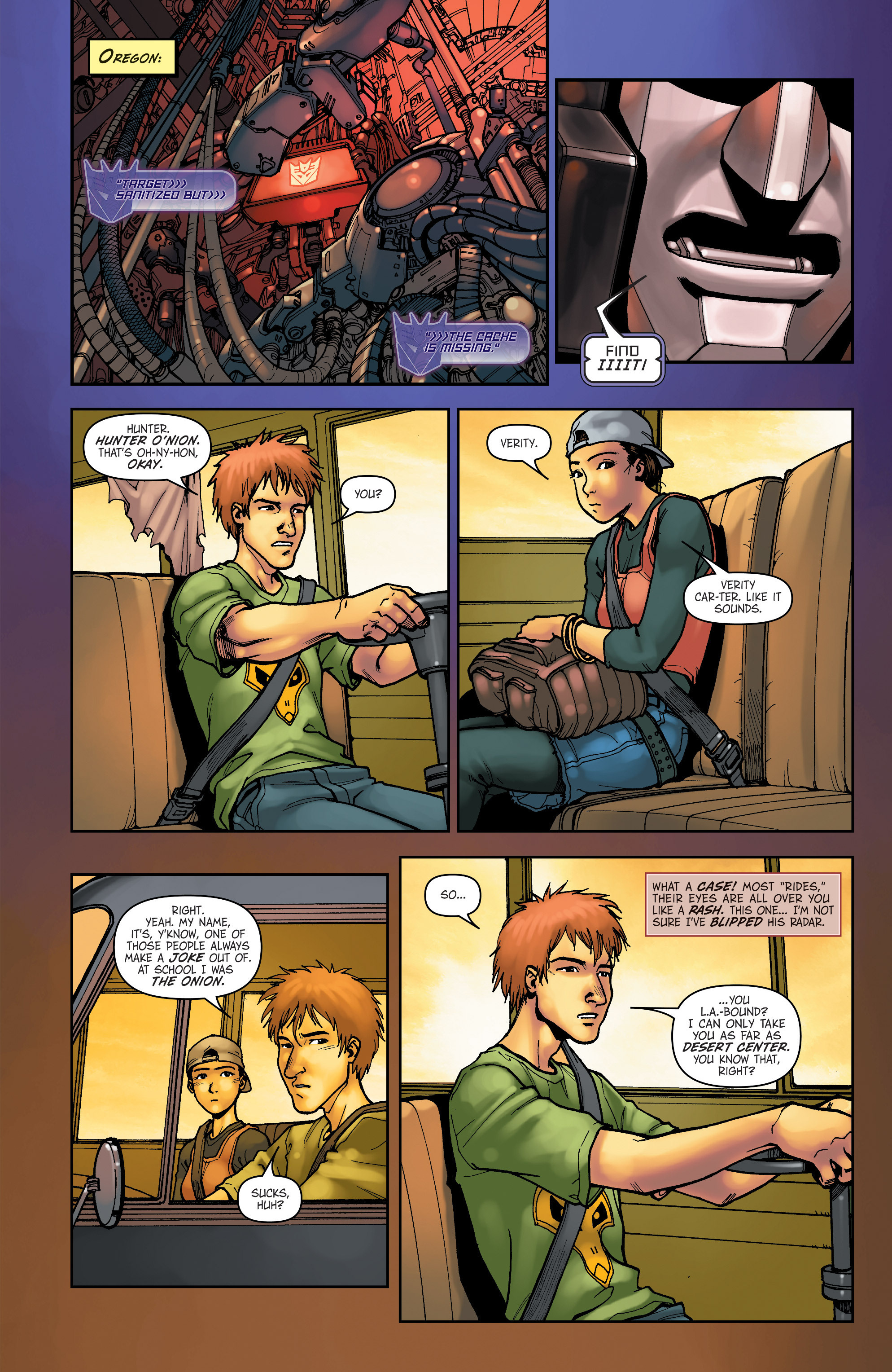 Read online The Transformers: Infiltration comic -  Issue #0 - 7