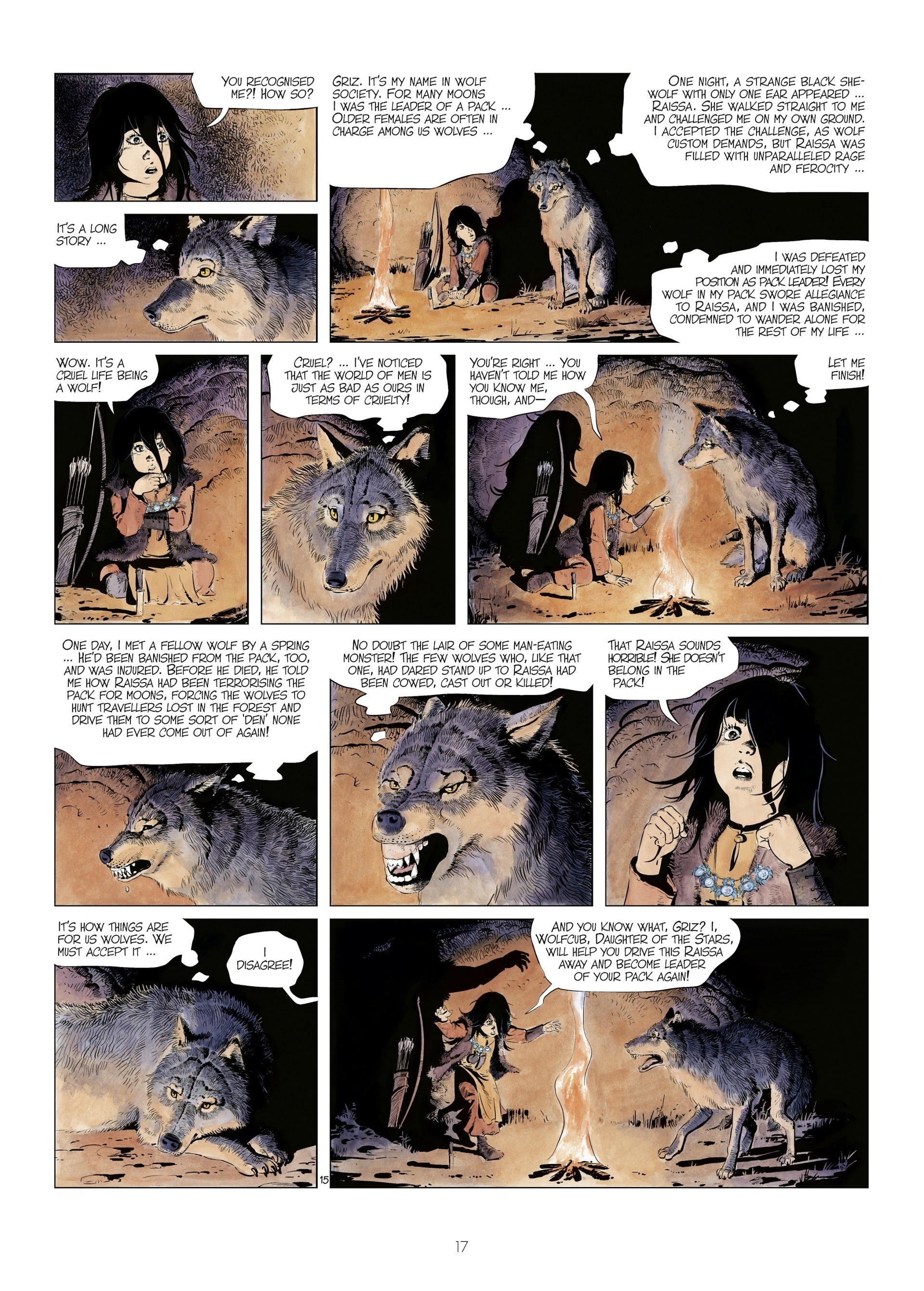 Read online The World of Thorgal: Wolfcub comic -  Issue #1 - 19
