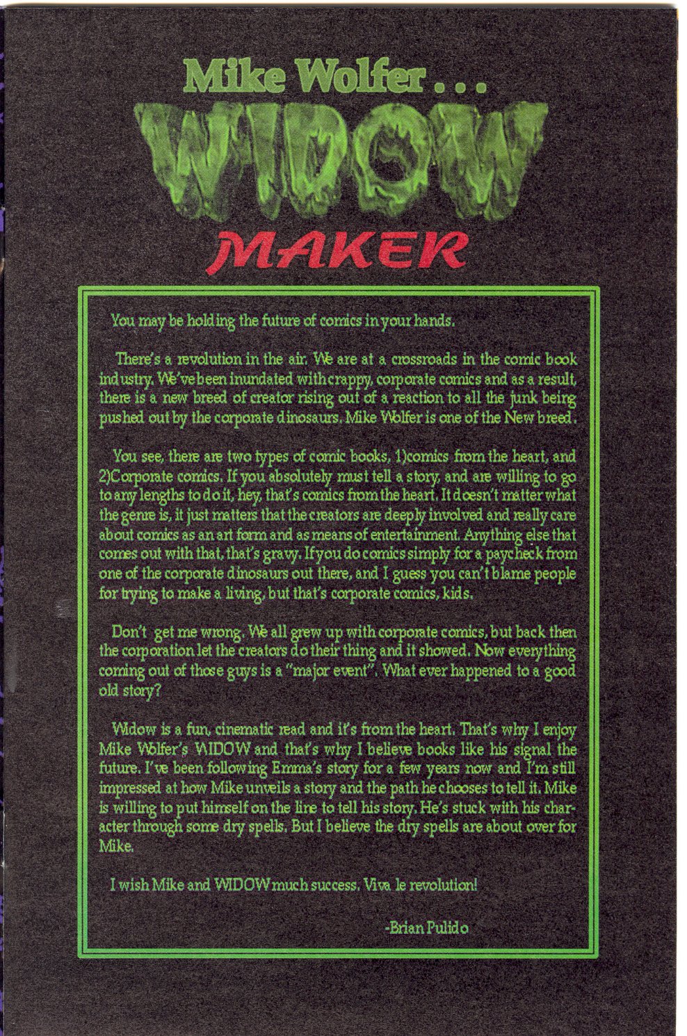 Read online Widow: Metal Gypsies comic -  Issue #1 - 3