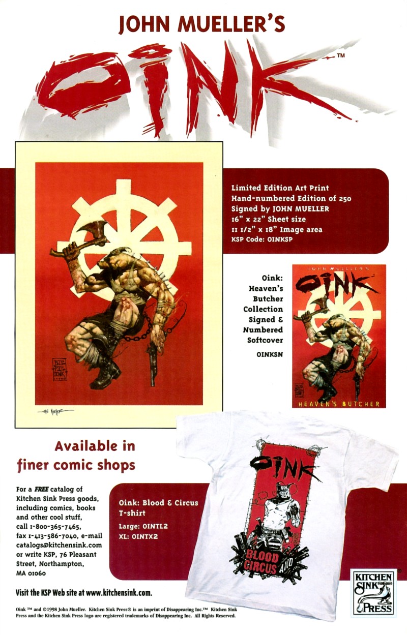 Read online Oink: Blood & Circus comic -  Issue #3 - 26