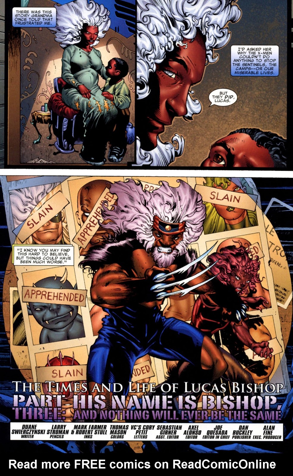 X-Men: The Times and Life of Lucas Bishop issue 3 - Page 3
